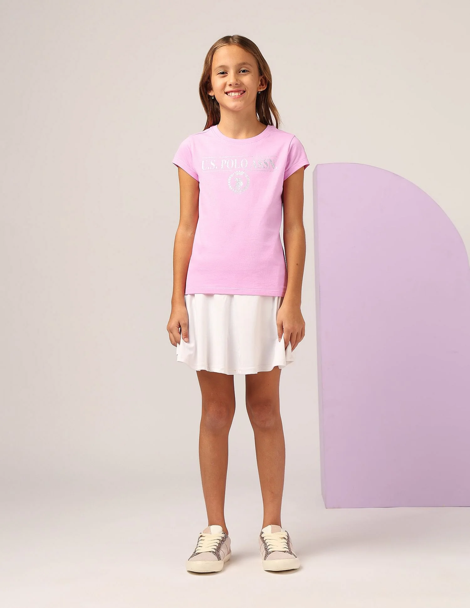 Girls Glitter Regular Fit T-Shirt - Image 3