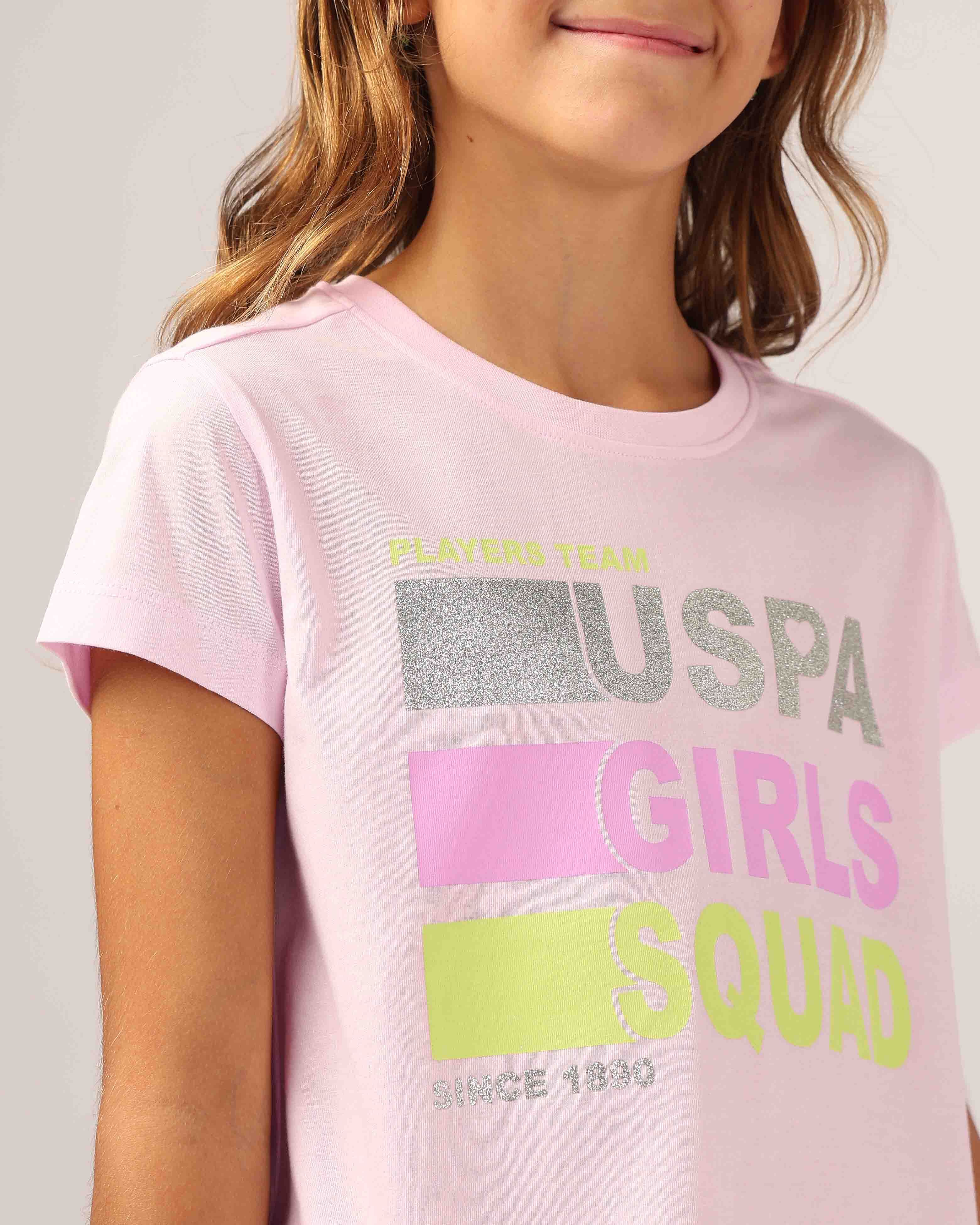 Girls Glitter Relaxed Fit T-Shirt - Image 5