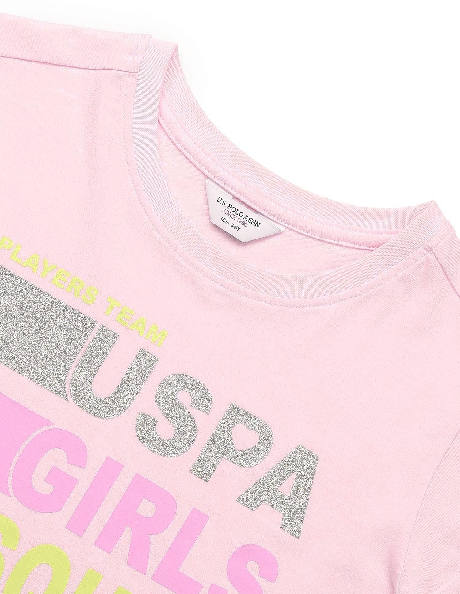 Girls Glitter Relaxed Fit T-Shirt - Image 8