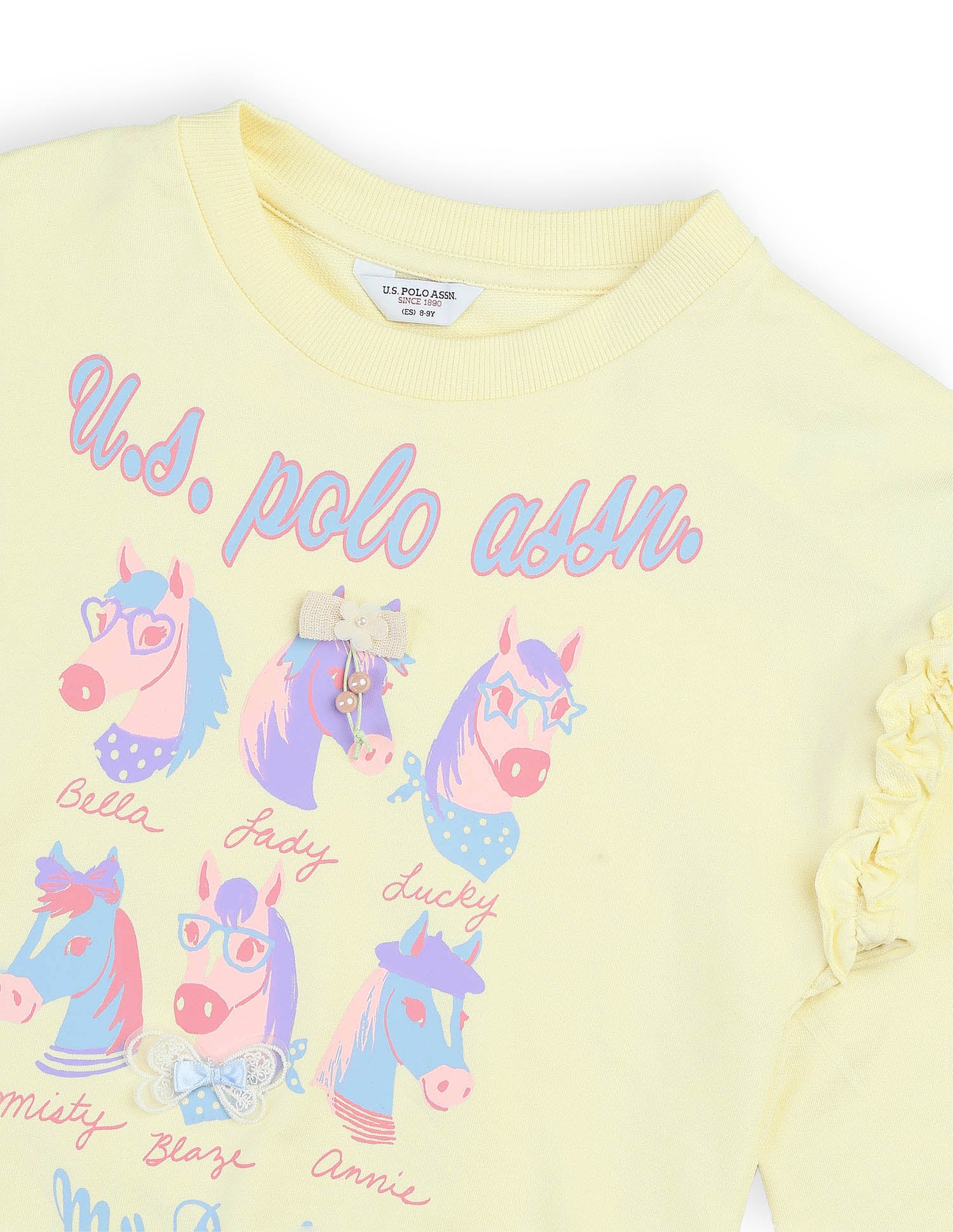 Girls Graphic Brand Printed Sweatshirt - Image 10