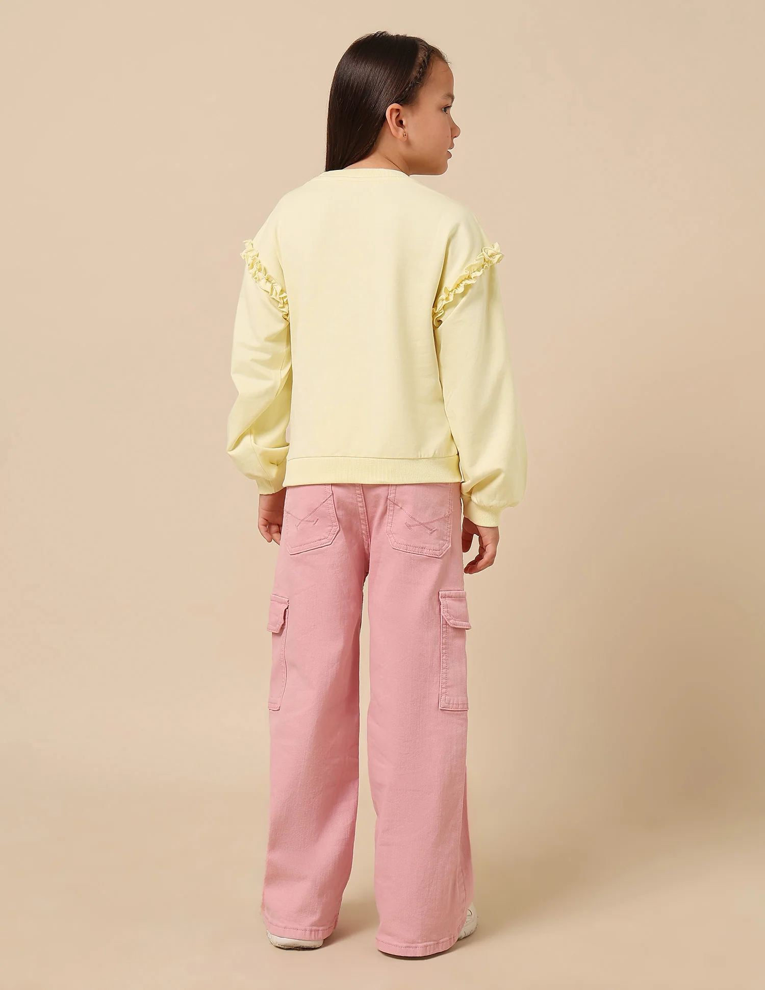 Girls Graphic Brand Printed Sweatshirt - Image 5