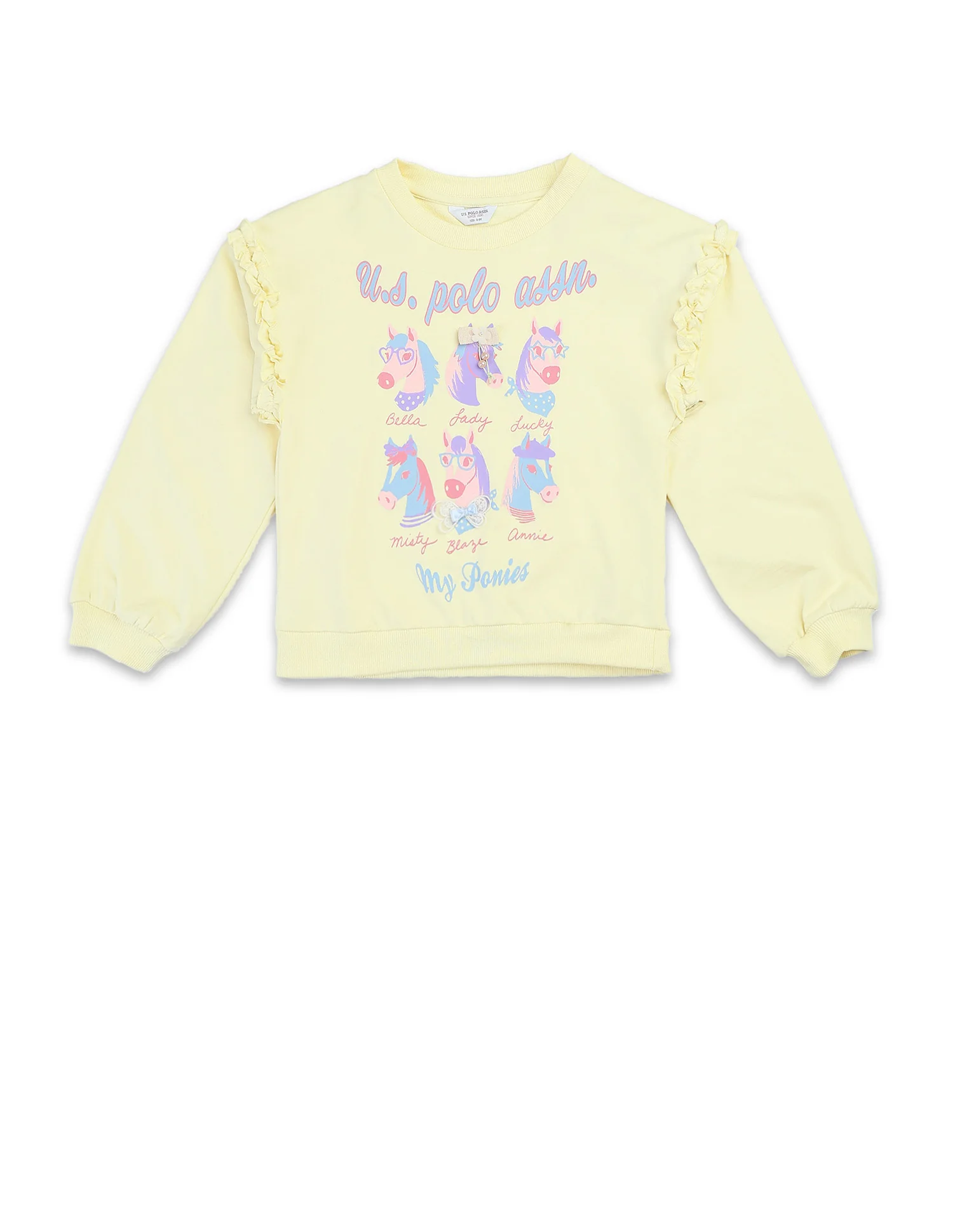 Girls Graphic Brand Printed Sweatshirt - Image 8