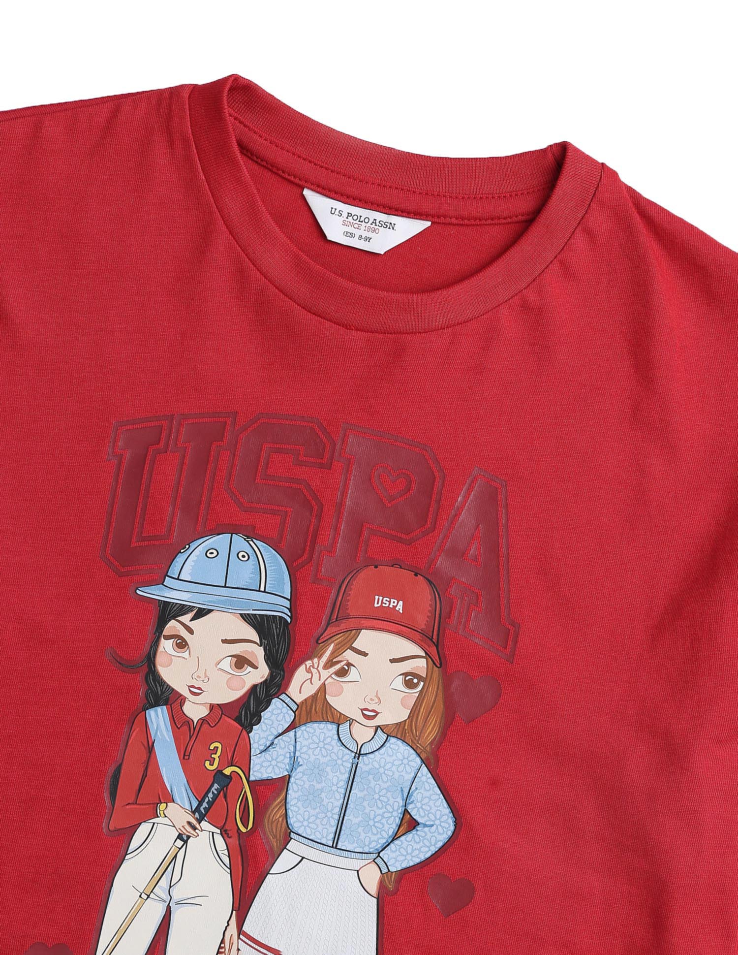 Girls Graphic Brand Printed Top - Image 10