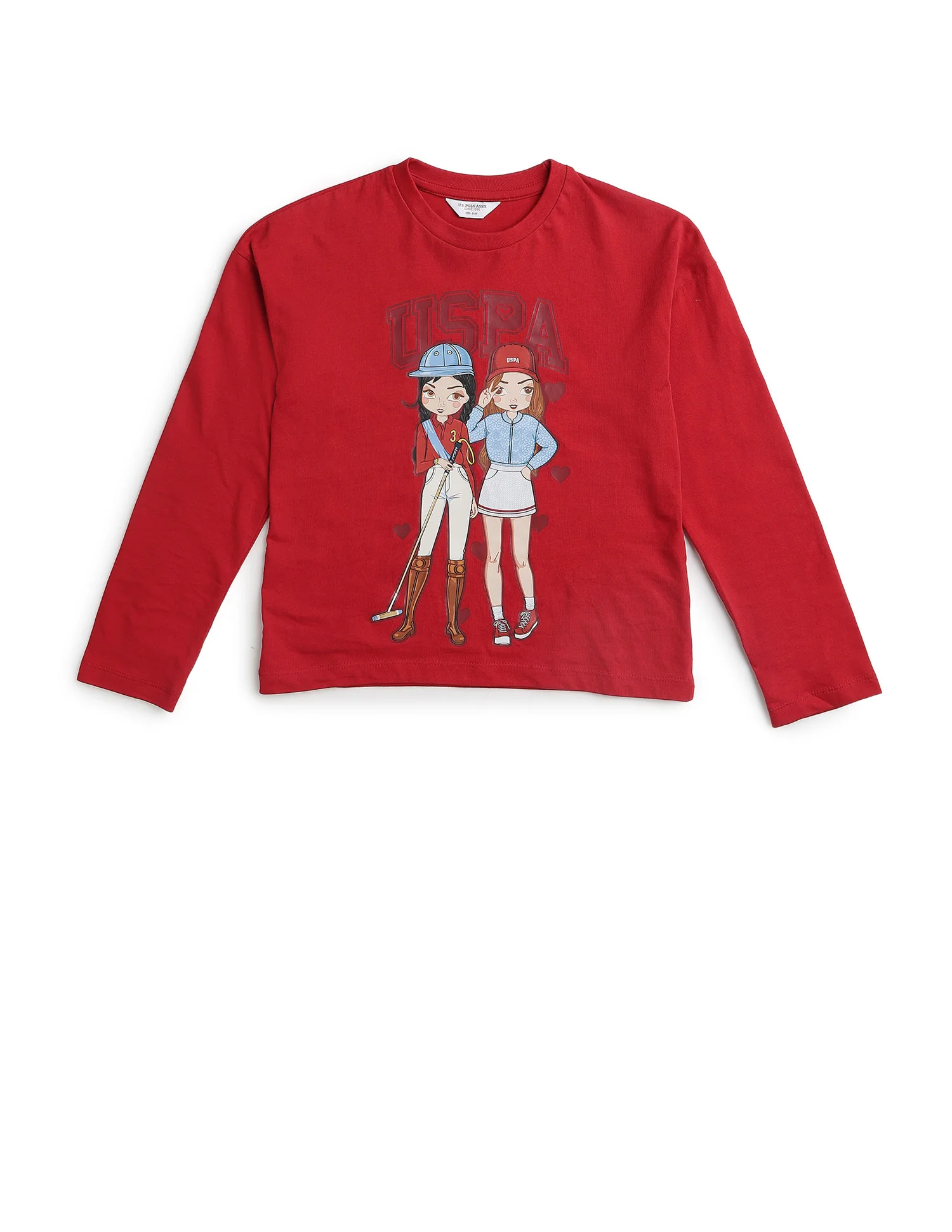 Girls Graphic Brand Printed Top - Image 8