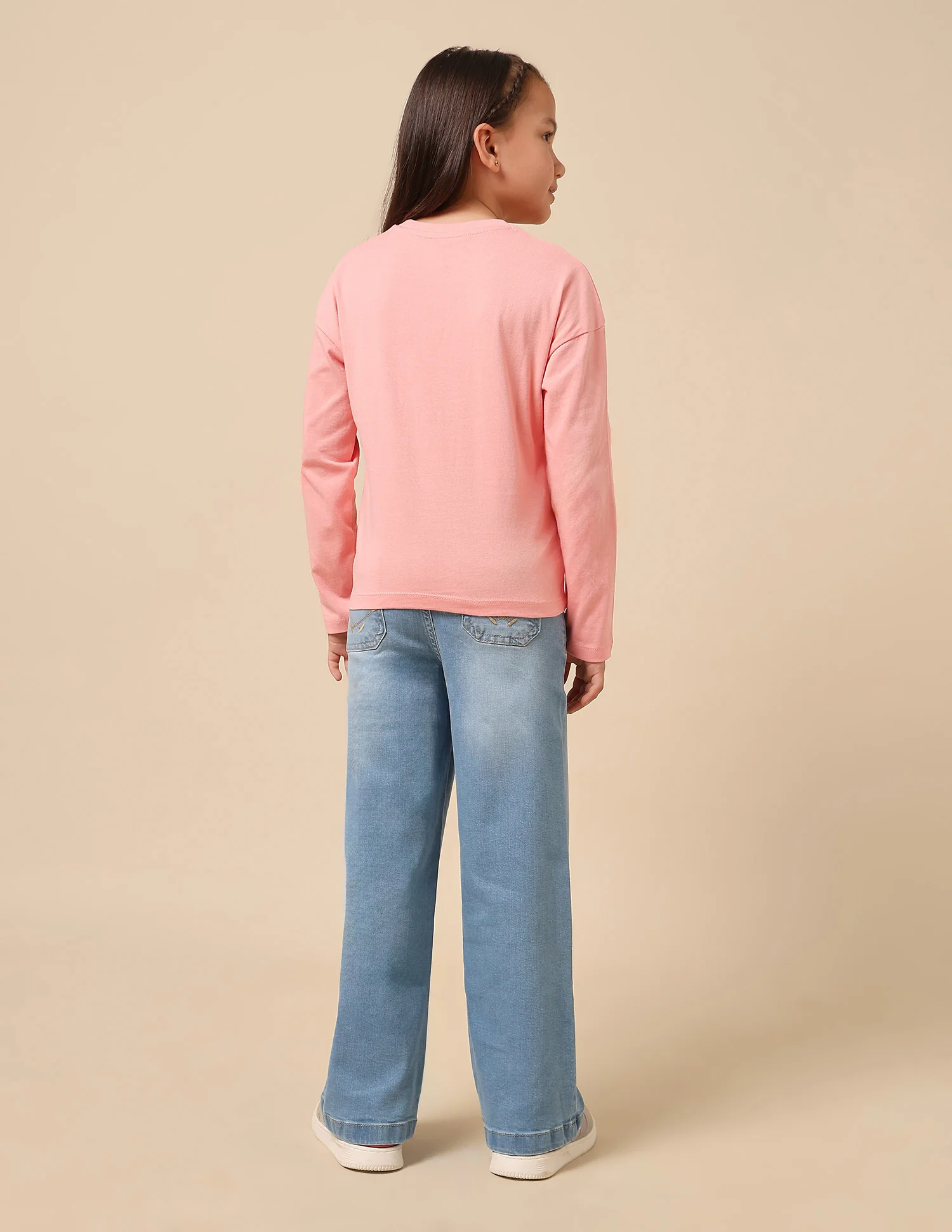Girls Graphic Brand Printed Top - Image 5