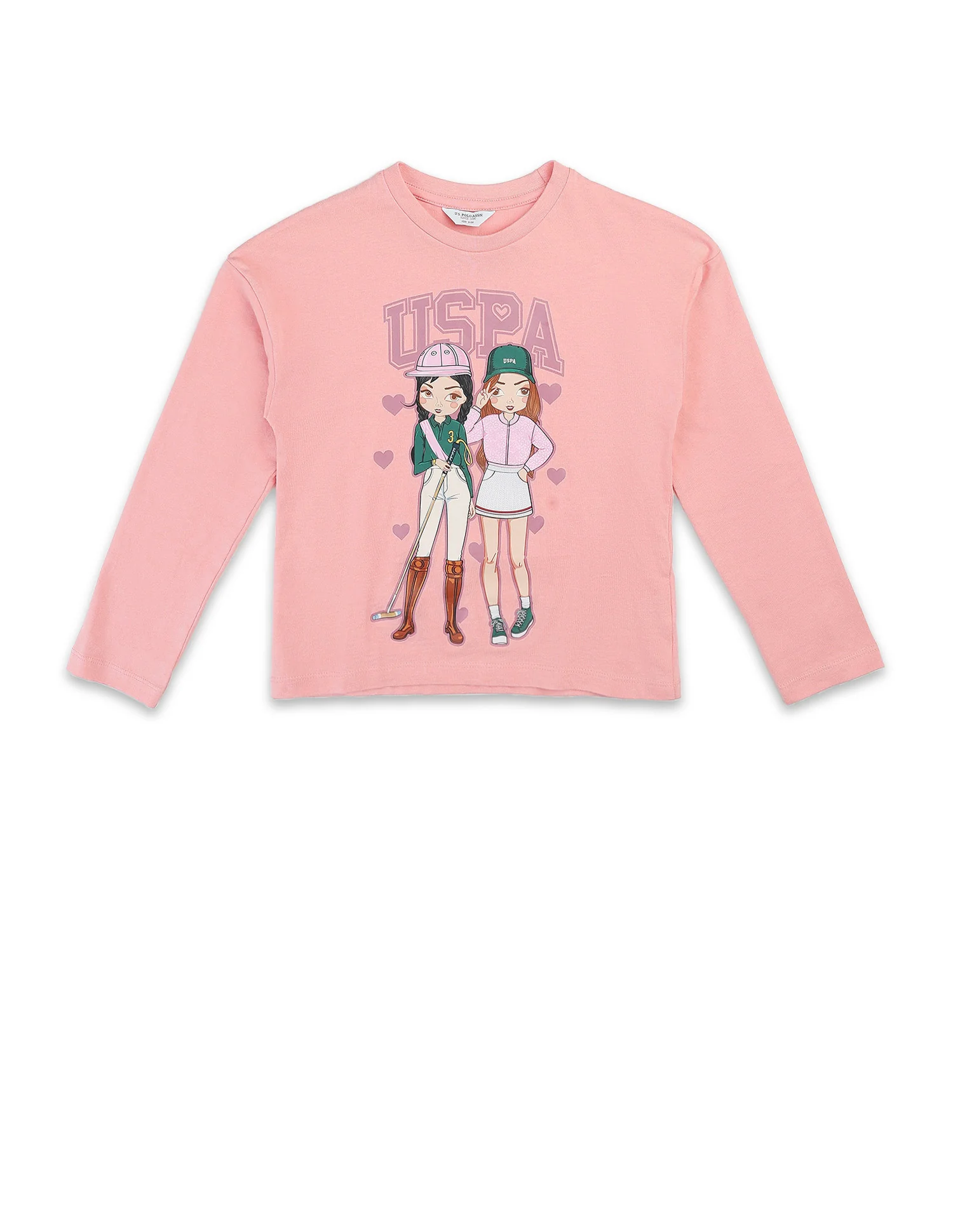 Girls Graphic Brand Printed Top - Image 8