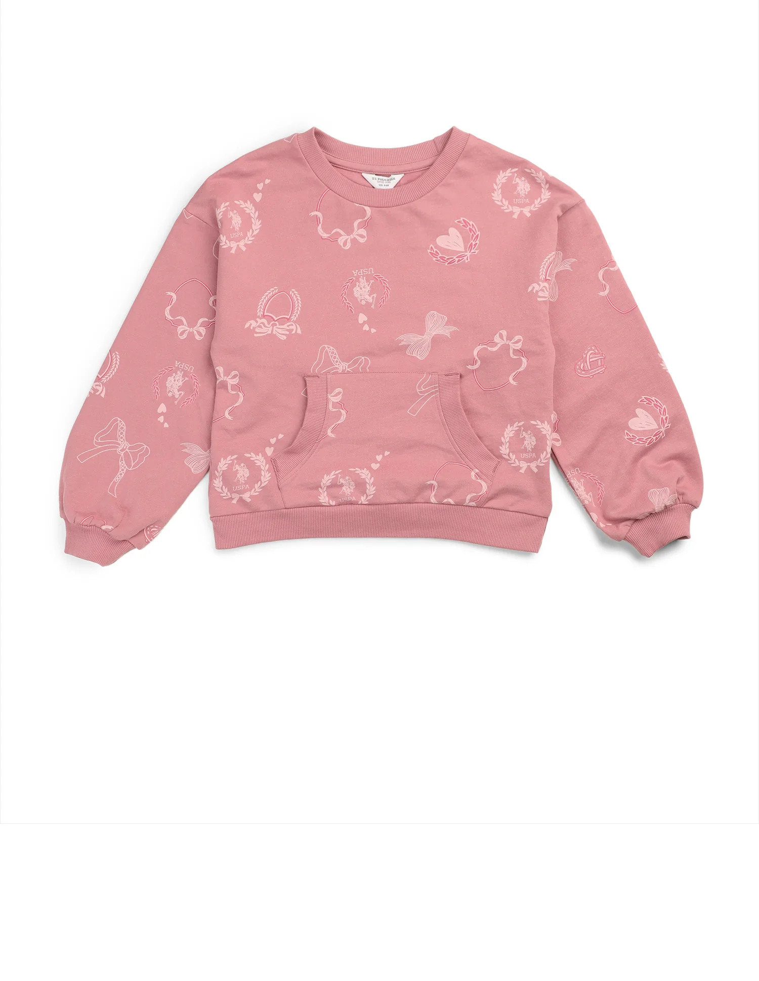 Girls Graphic Printed Comfort Fit Sweatshirt - Image 8