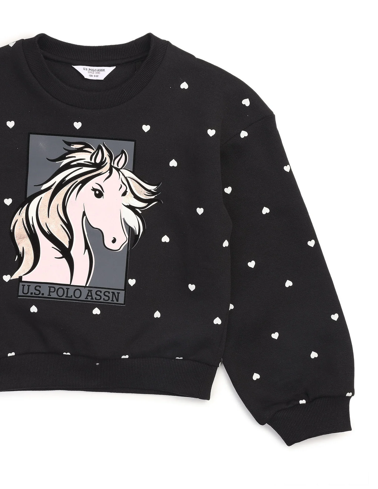 Girls Graphic Printed Regular Fit Sweatshirt - Image 10