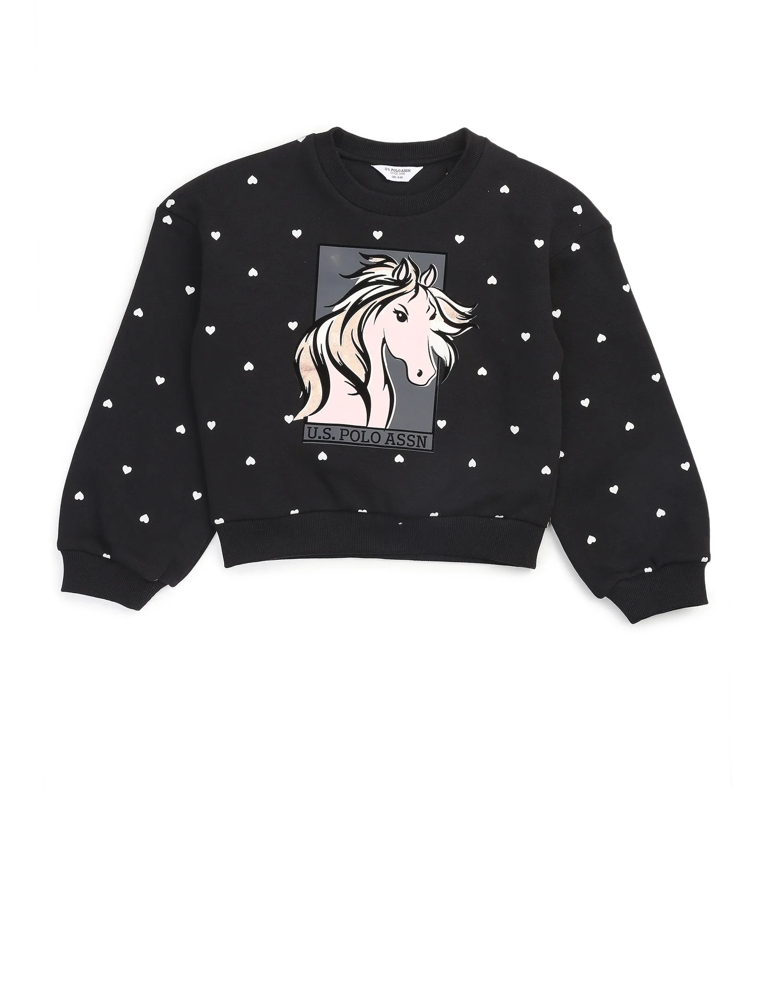 Girls Graphic Printed Regular Fit Sweatshirt - Image 8