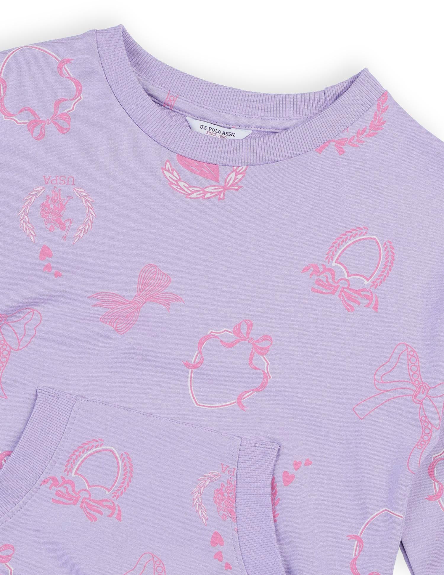 Girls Graphic Printed Regular Fit Sweatshirt - Image 10