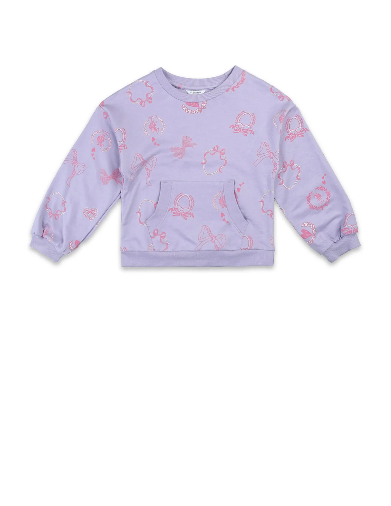 Girls Graphic Printed Regular Fit Sweatshirt - Image 8