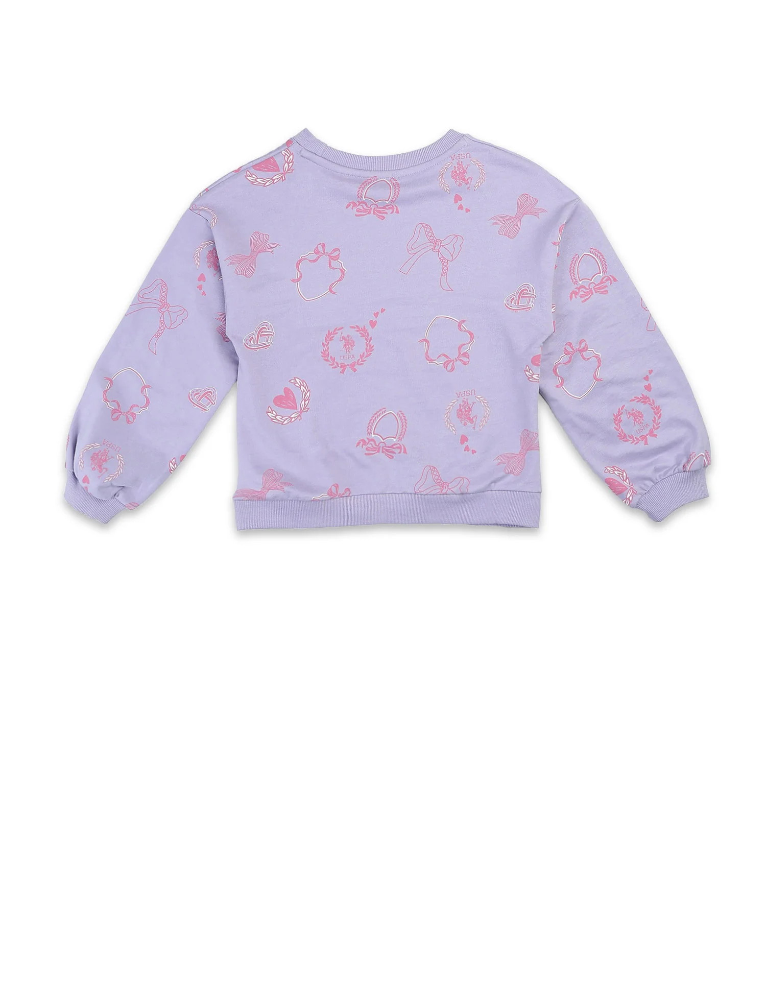 Girls Graphic Printed Regular Fit Sweatshirt - Image 9