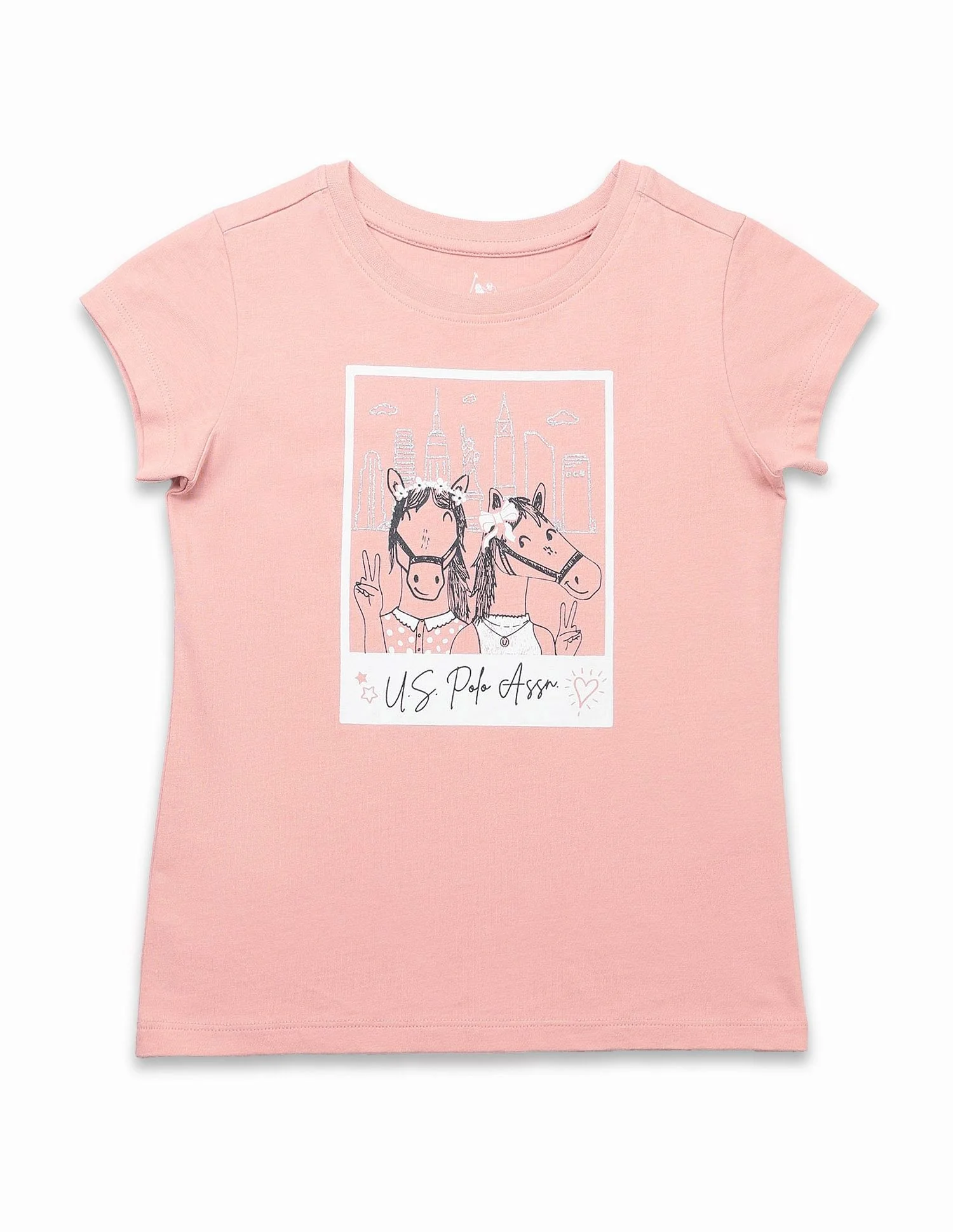 Girls Graphic Printed Regular Fit T-Shirt - Image 7