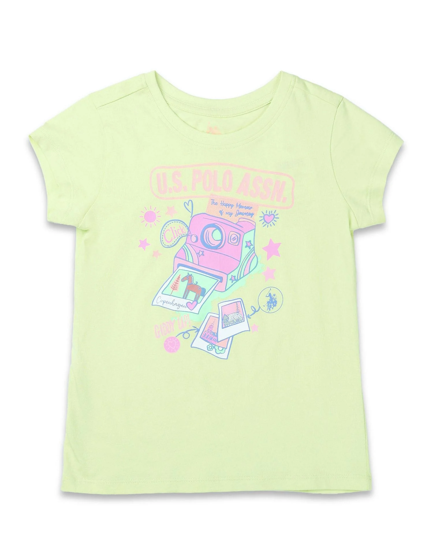 Girls Graphic Printed Regular Fit T-Shirt - Image 6