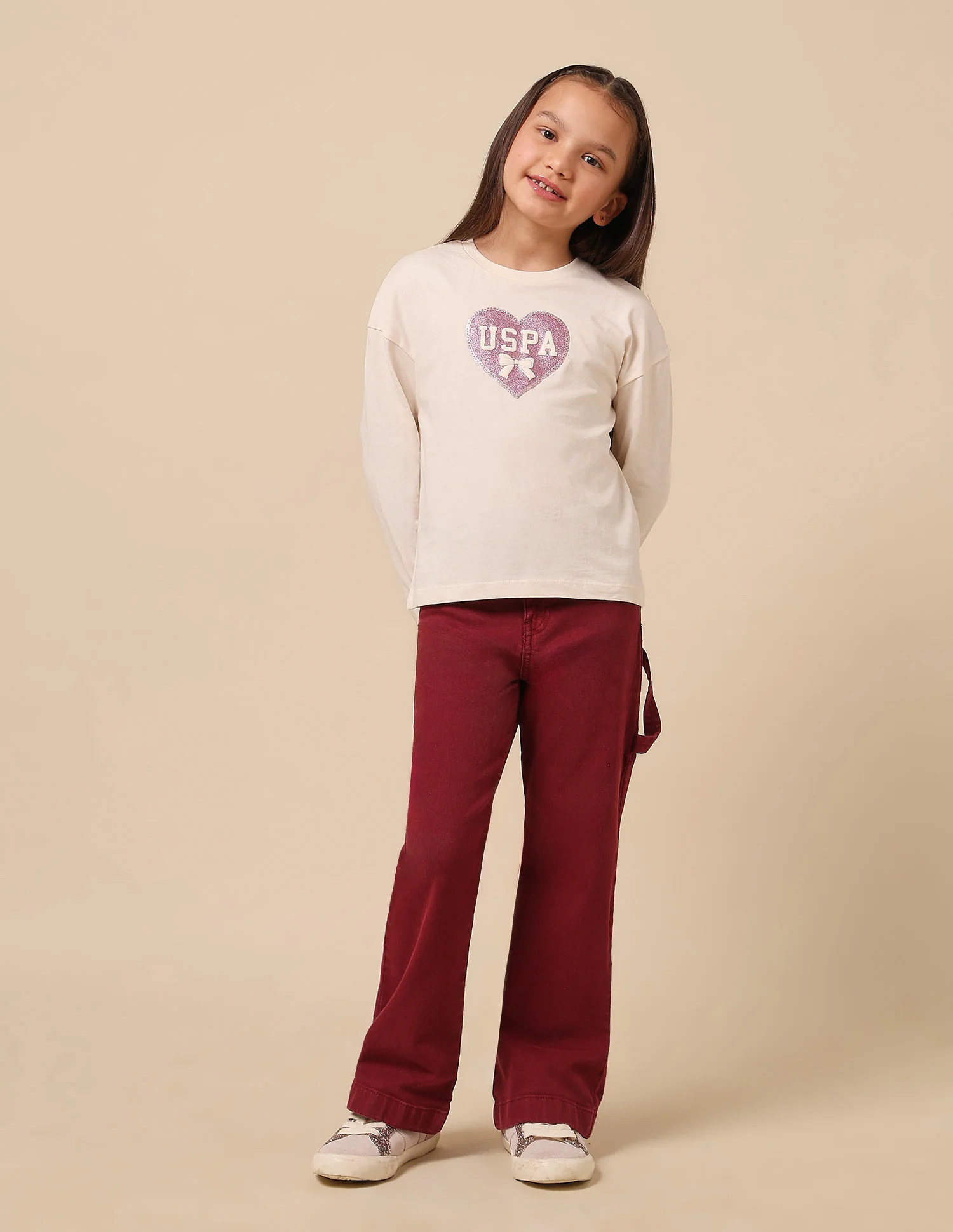 Girls Brand Printed Top - Image 3