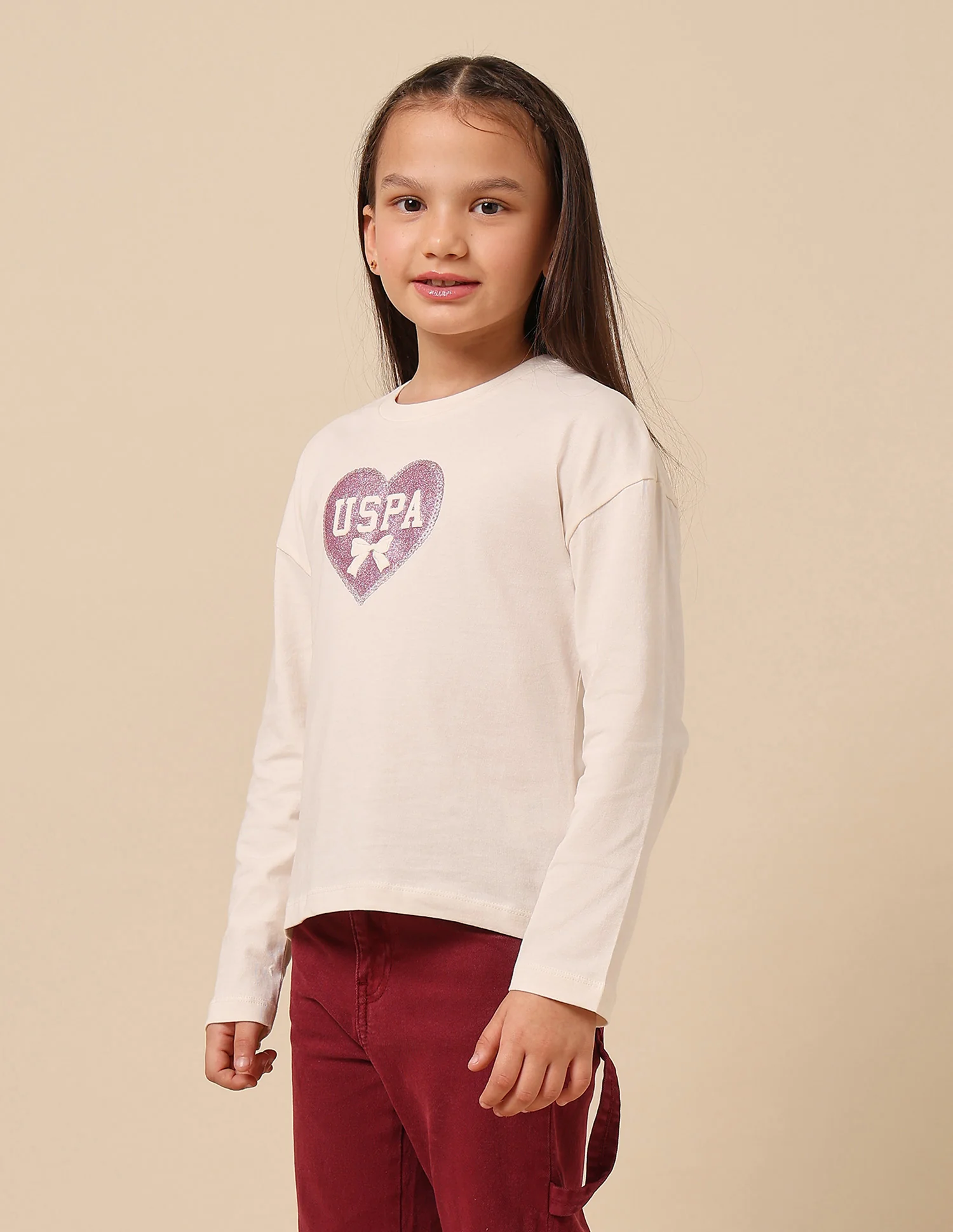 Girls Brand Printed Top - Image 4