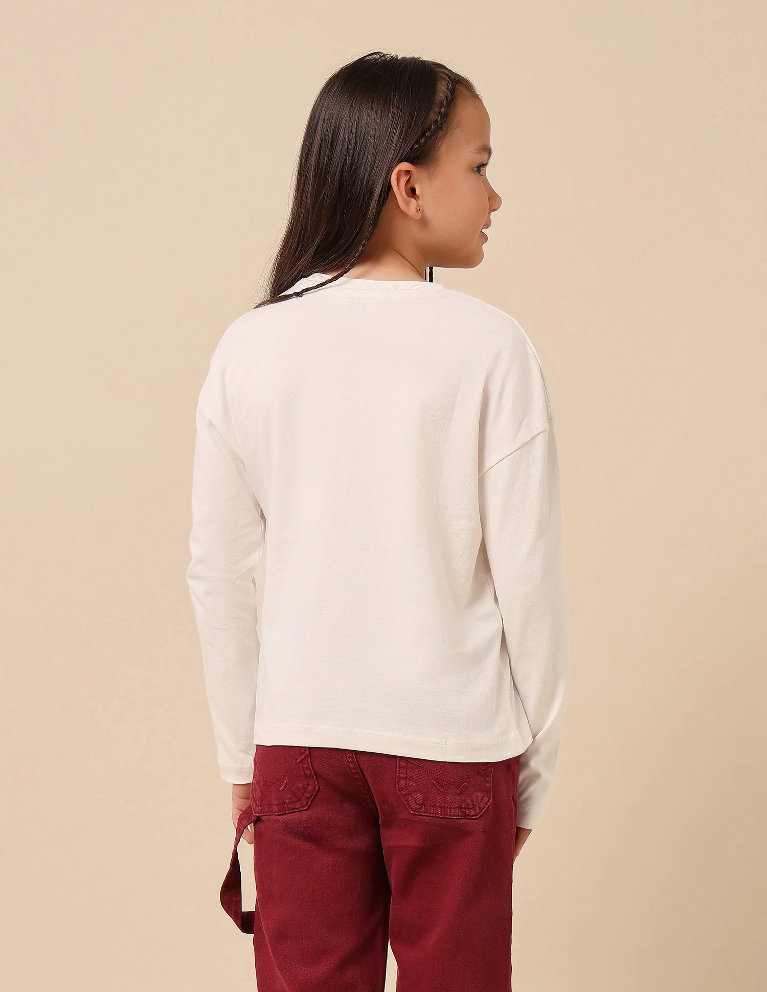 Girls Brand Printed Top - Image 5