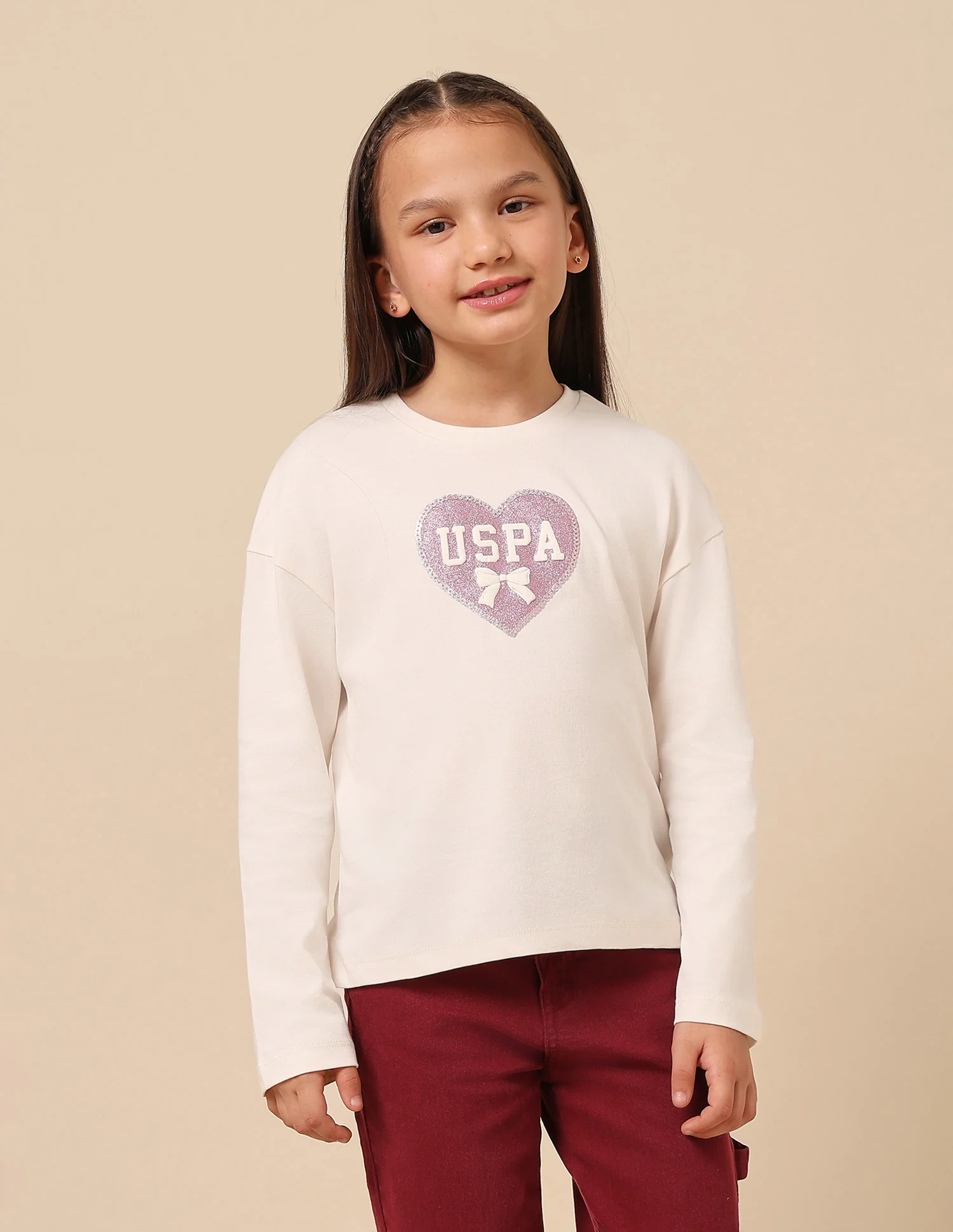 Girls Brand Printed Top - Image 6