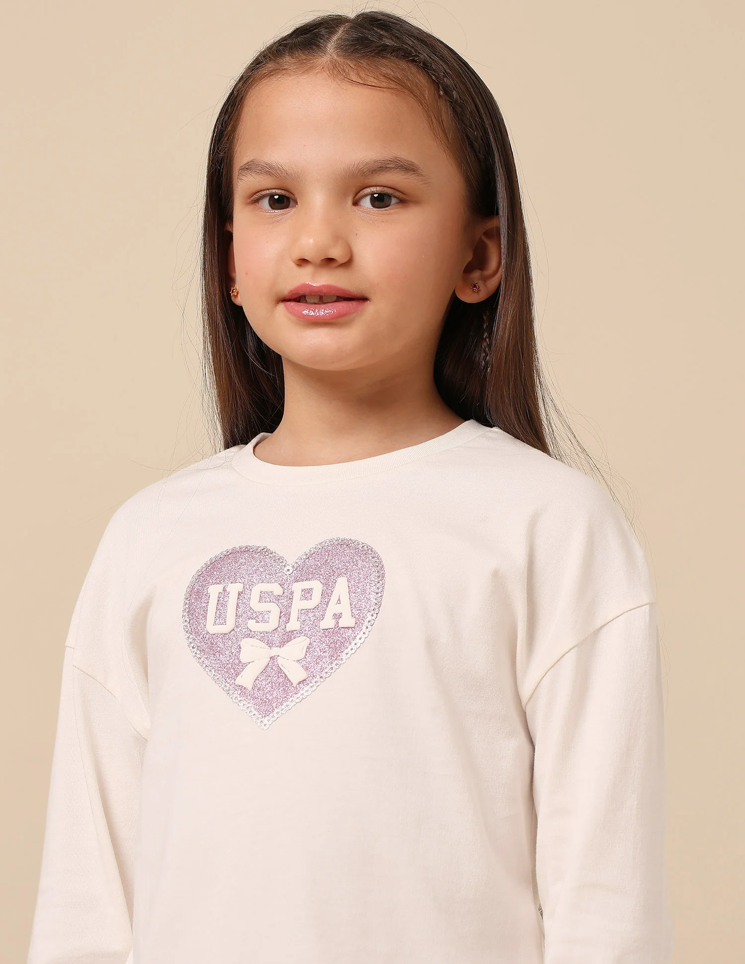 Girls Brand Printed Top - Image 7