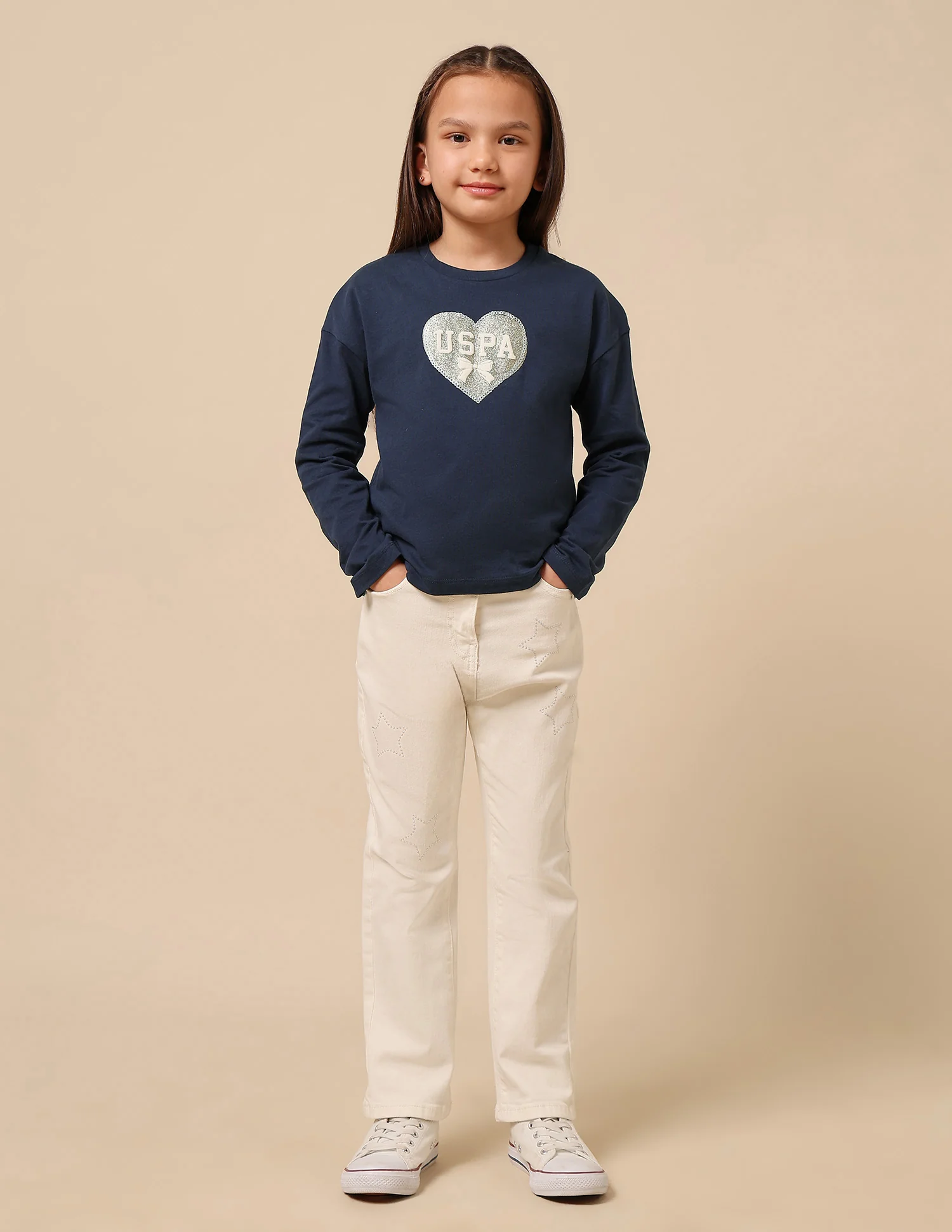 Girls Brand Printed Top - Image 3