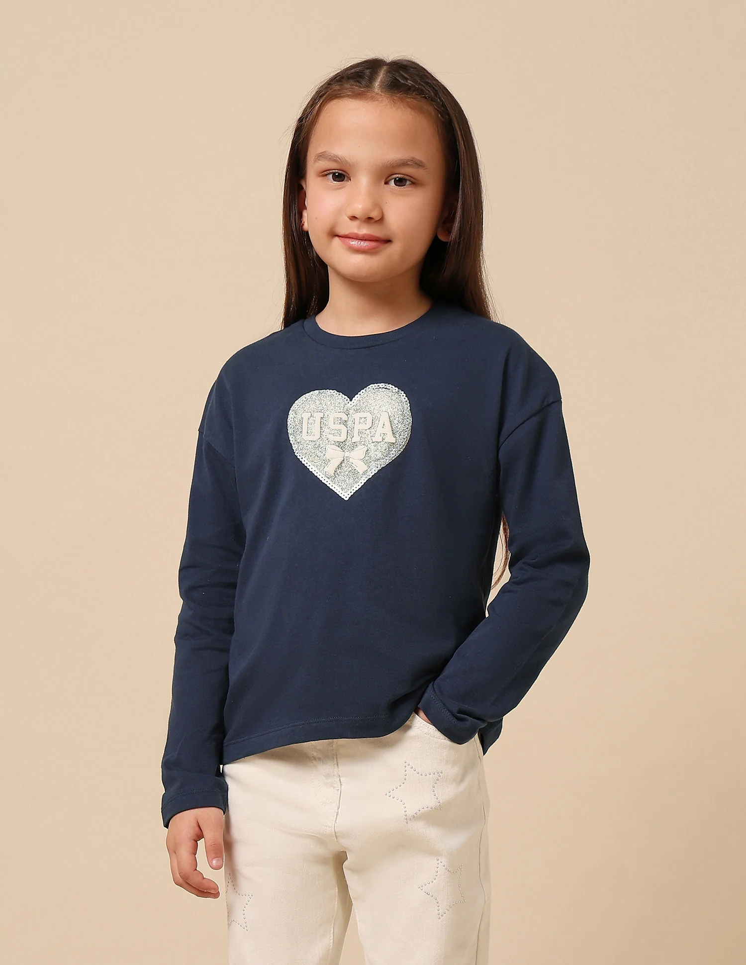 Girls Brand Printed Top - Image 4