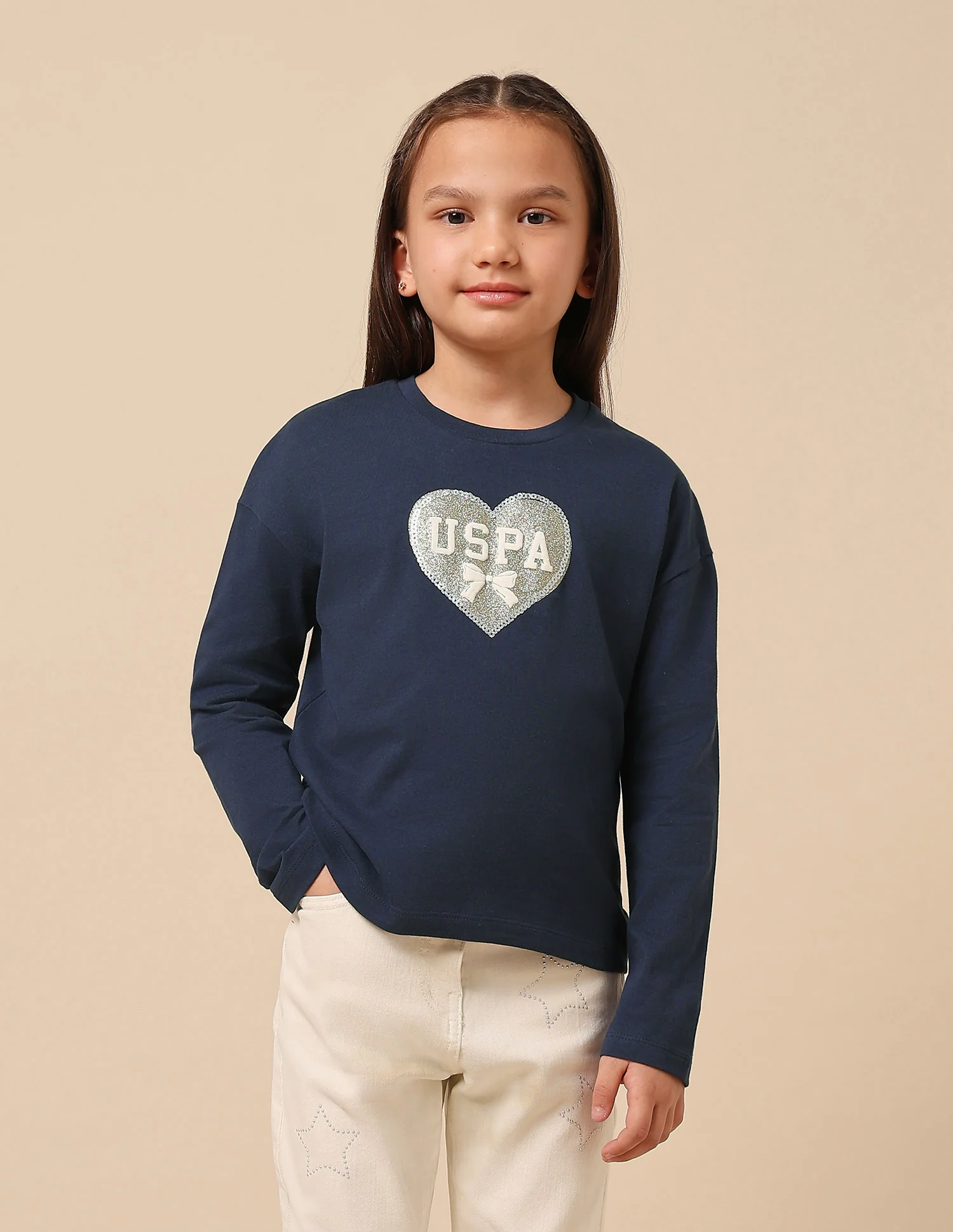Girls Brand Printed Top - Image 6