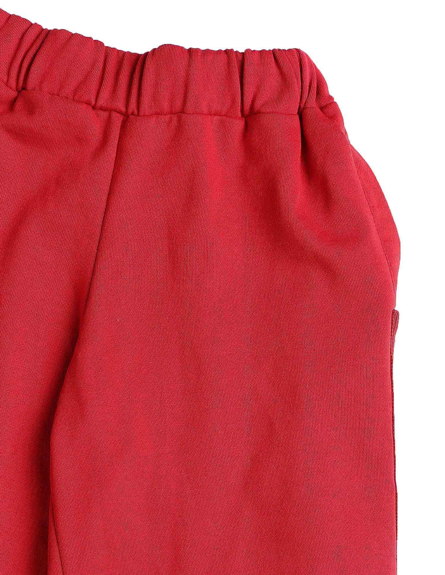 Girls Heart Patterned Knit Mid Rise Joggers - Image 10