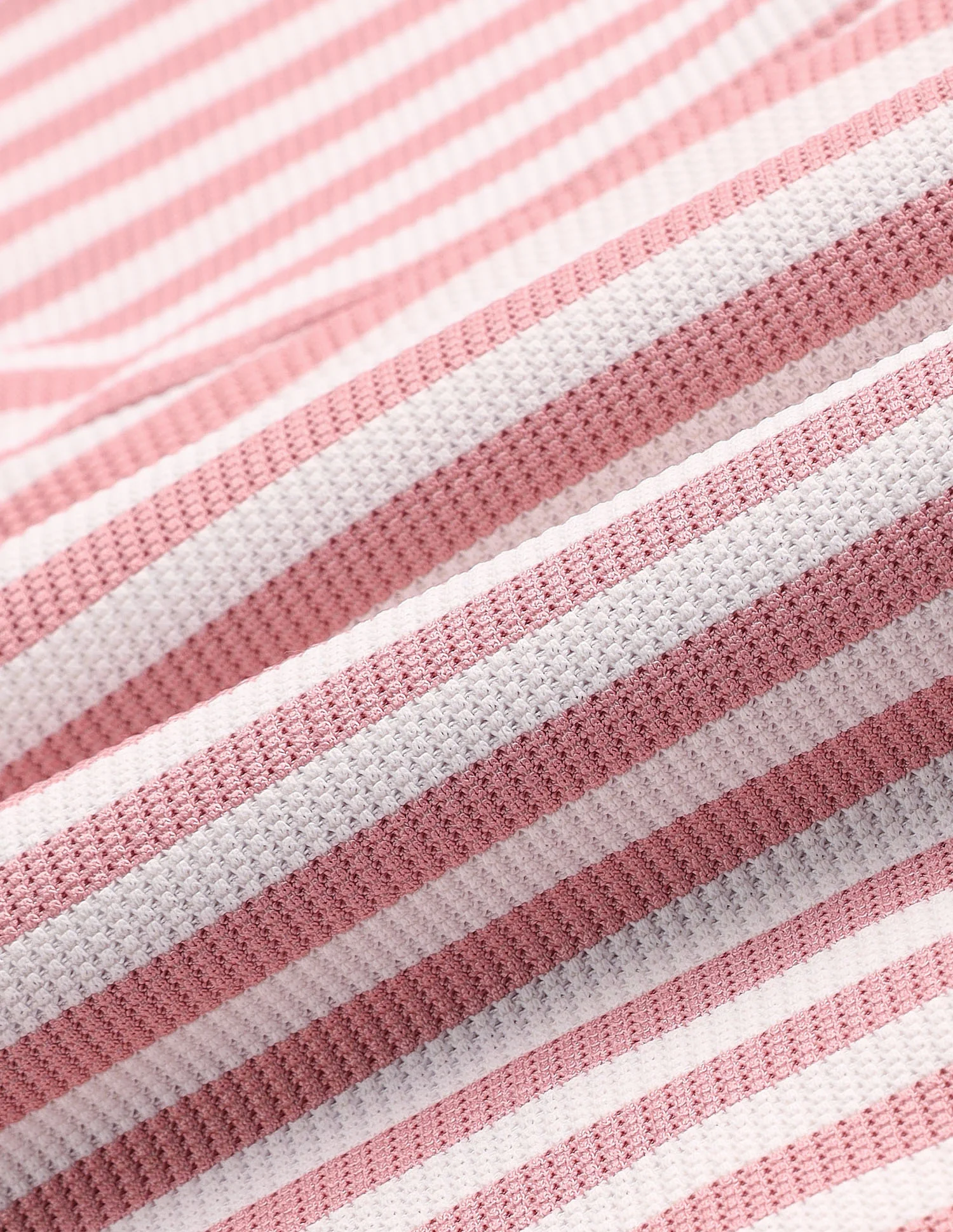 Girls Horizontal Striped Fit And Flare Dress - Image 2