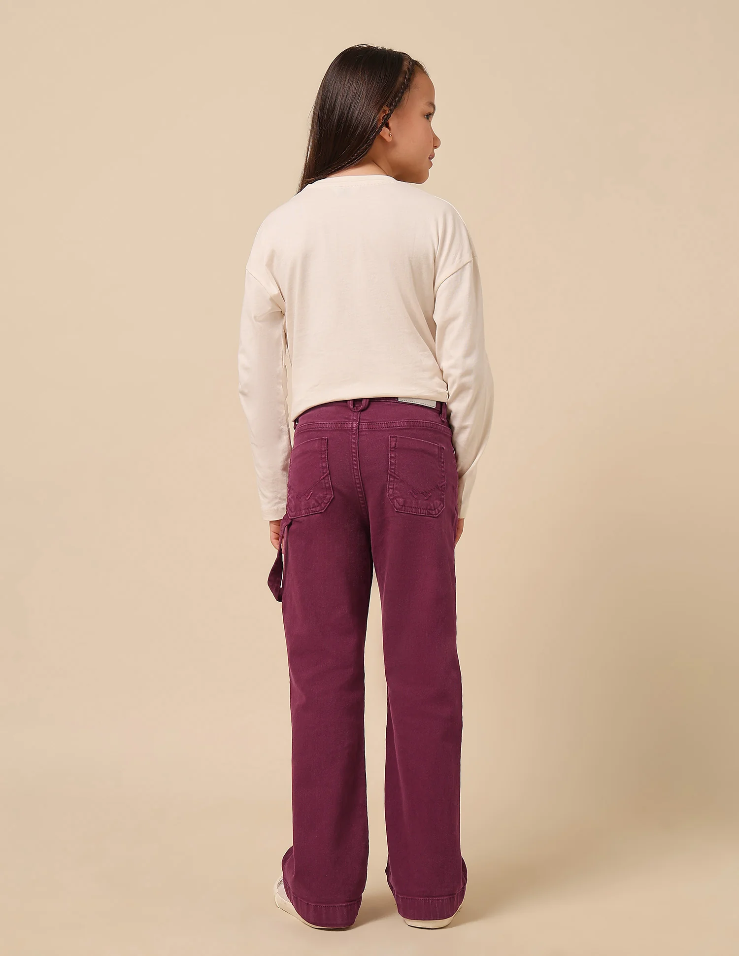 Girls Mid Rise Bootcut Jeans - Image 5
