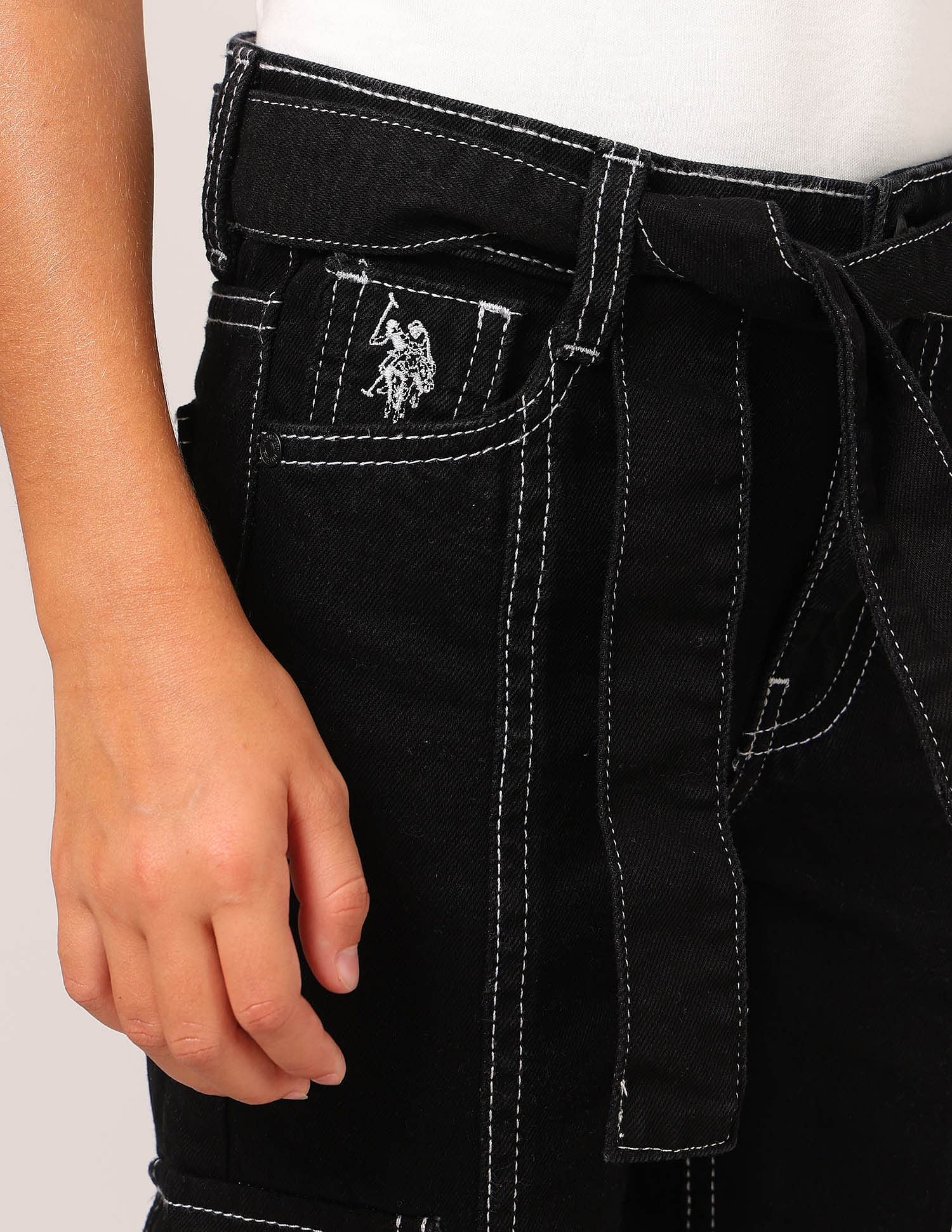 Girls Mid Rise Bootcut Jeans - Image 5
