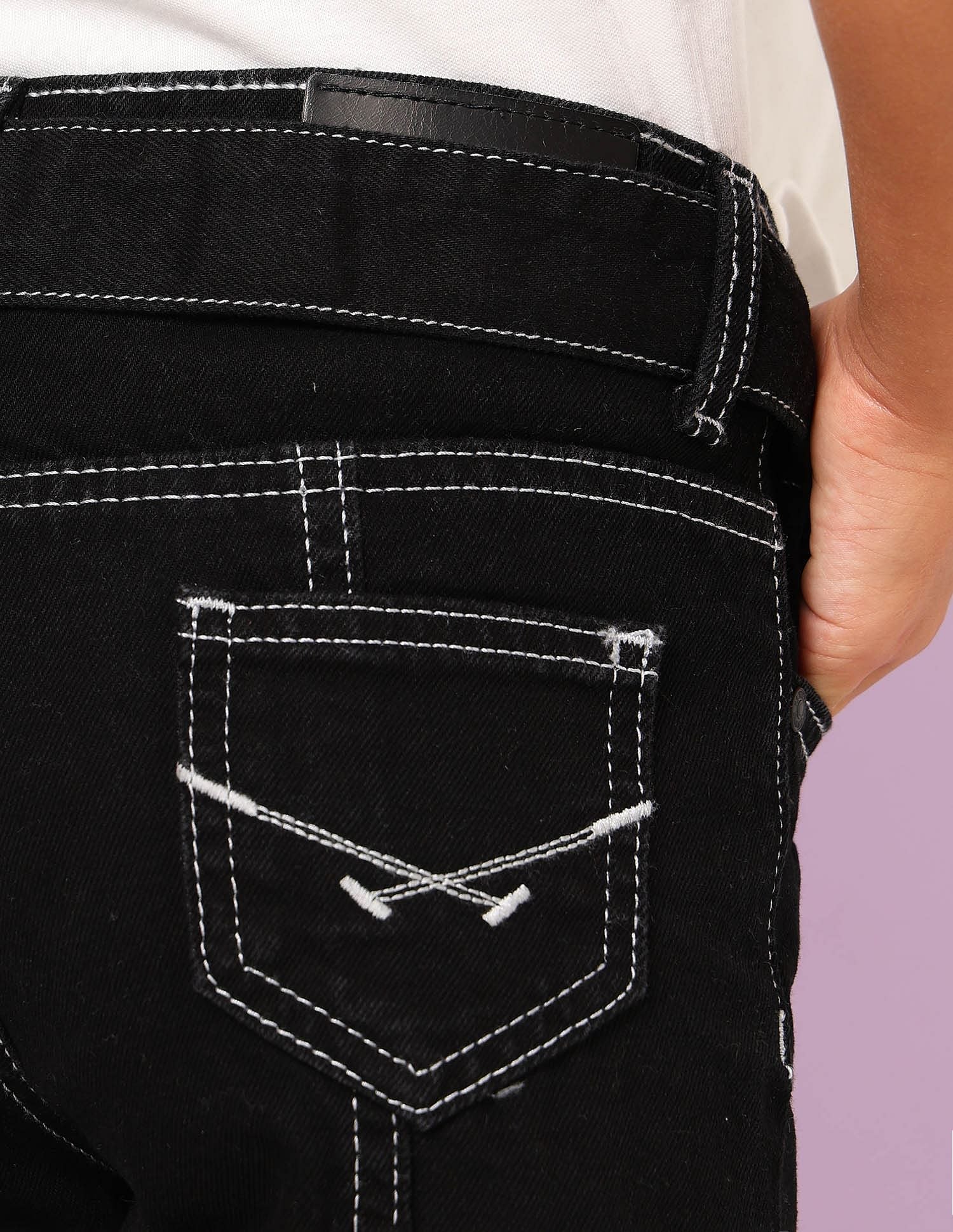 Girls Mid Rise Bootcut Jeans - Image 6