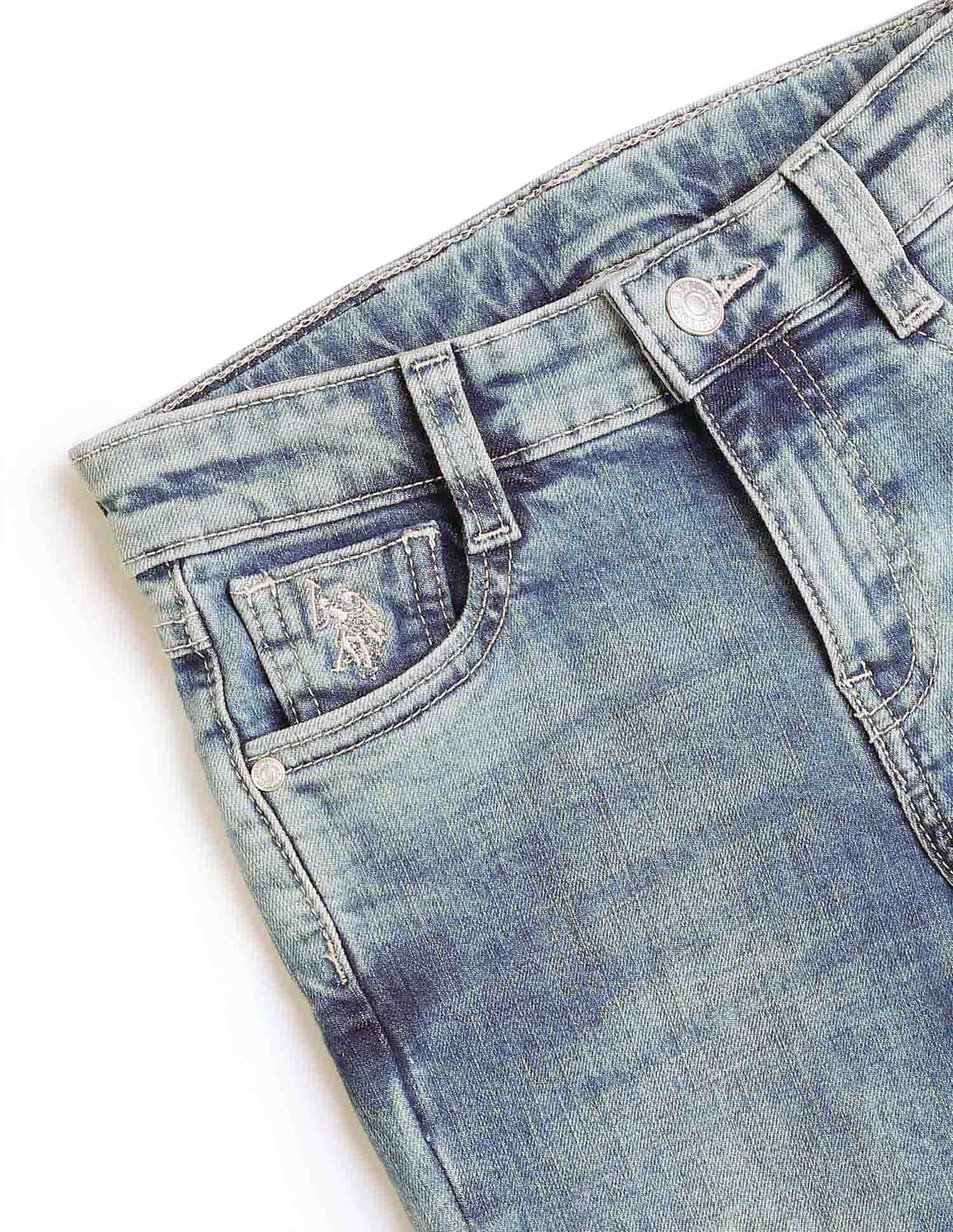 Girls Mid Rise Bootcut Jeans - Image 2