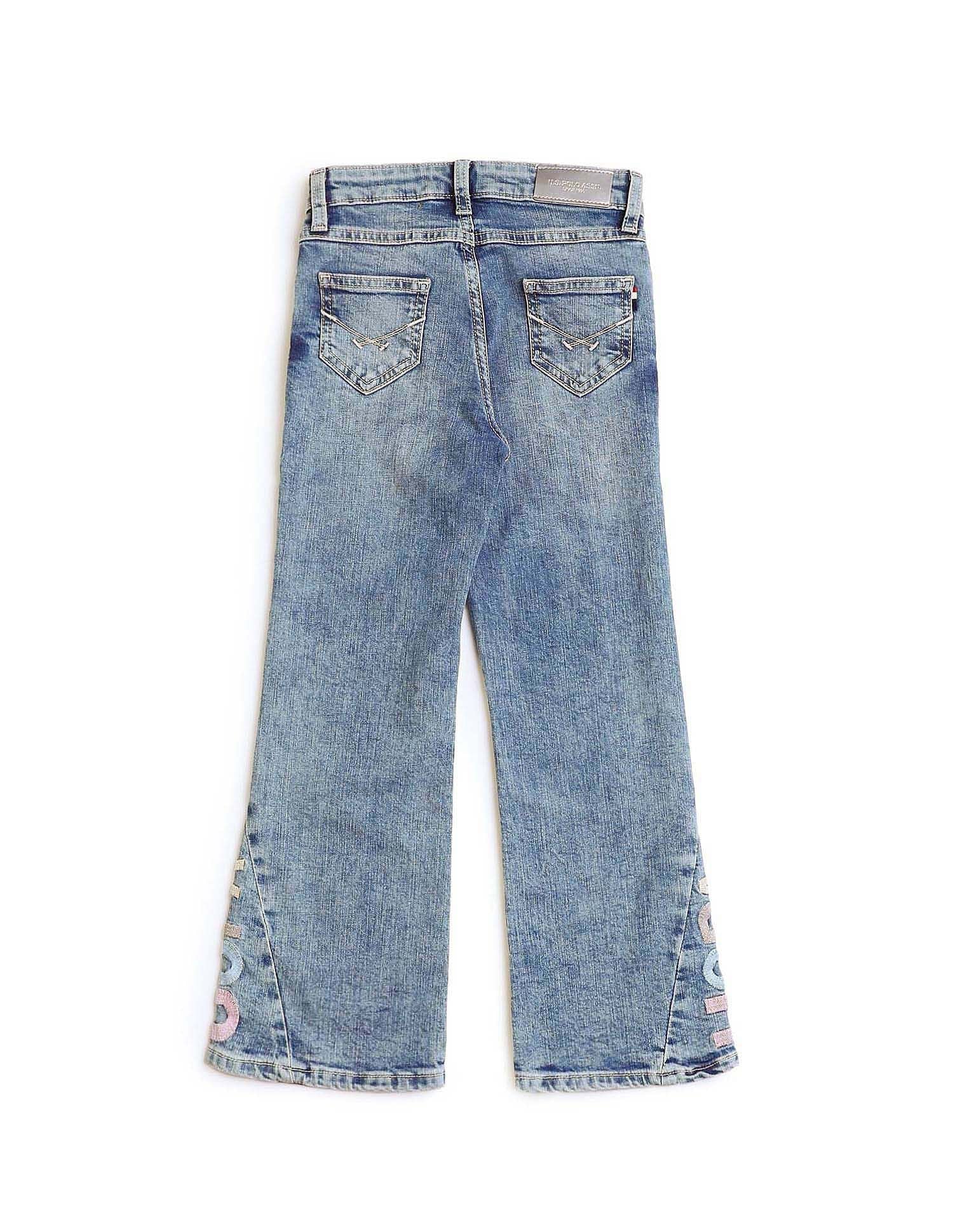 Girls Mid Rise Bootcut Jeans - Image 7
