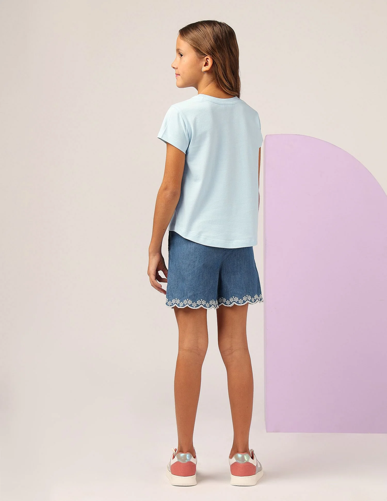 Girls Neon Graphic Print T-Shirt - Image 4