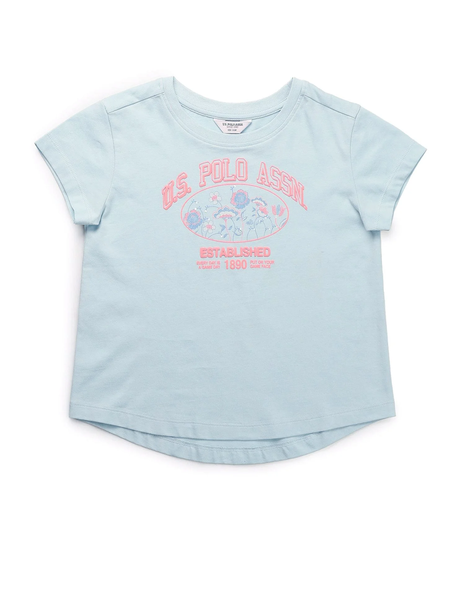 Girls Neon Graphic Print T-Shirt - Image 6