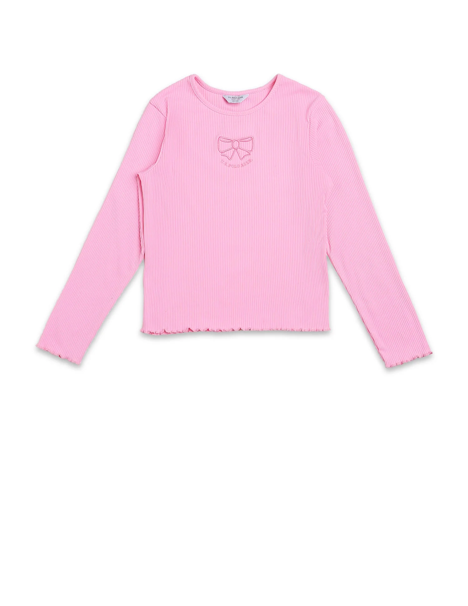 Girls Patterned Knit Regular Fit T-Shirt - Image 8