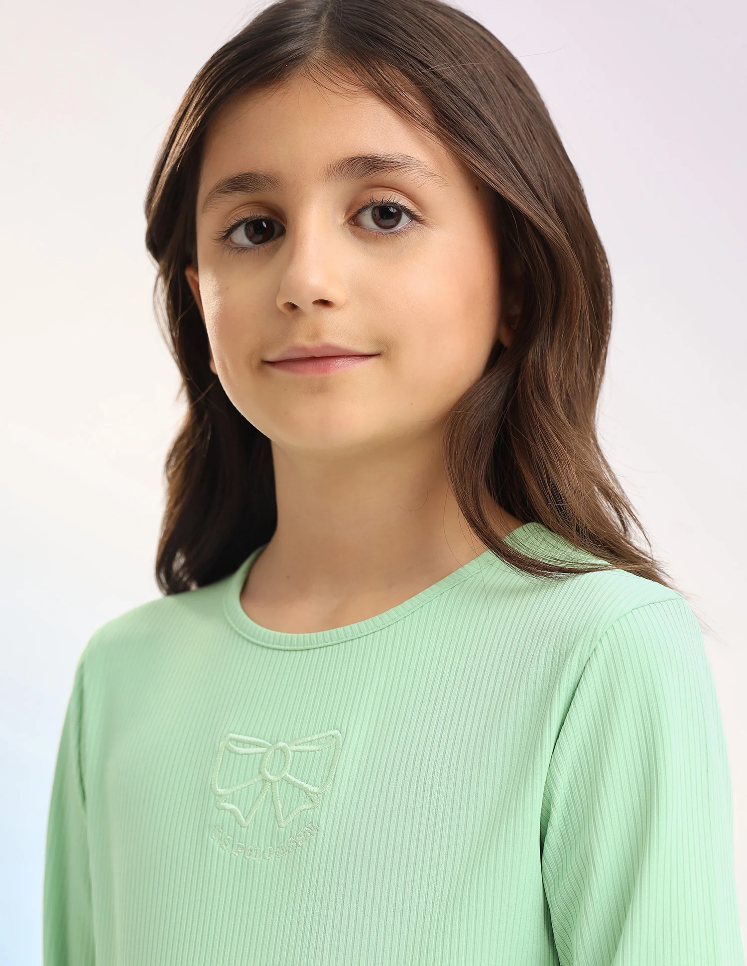 Girls Patterned Knit Regular Fit T-Shirt - Image 7