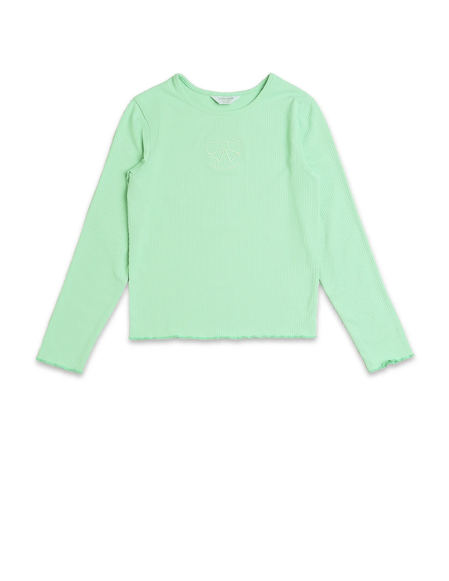 Girls Patterned Knit Regular Fit T-Shirt - Image 8
