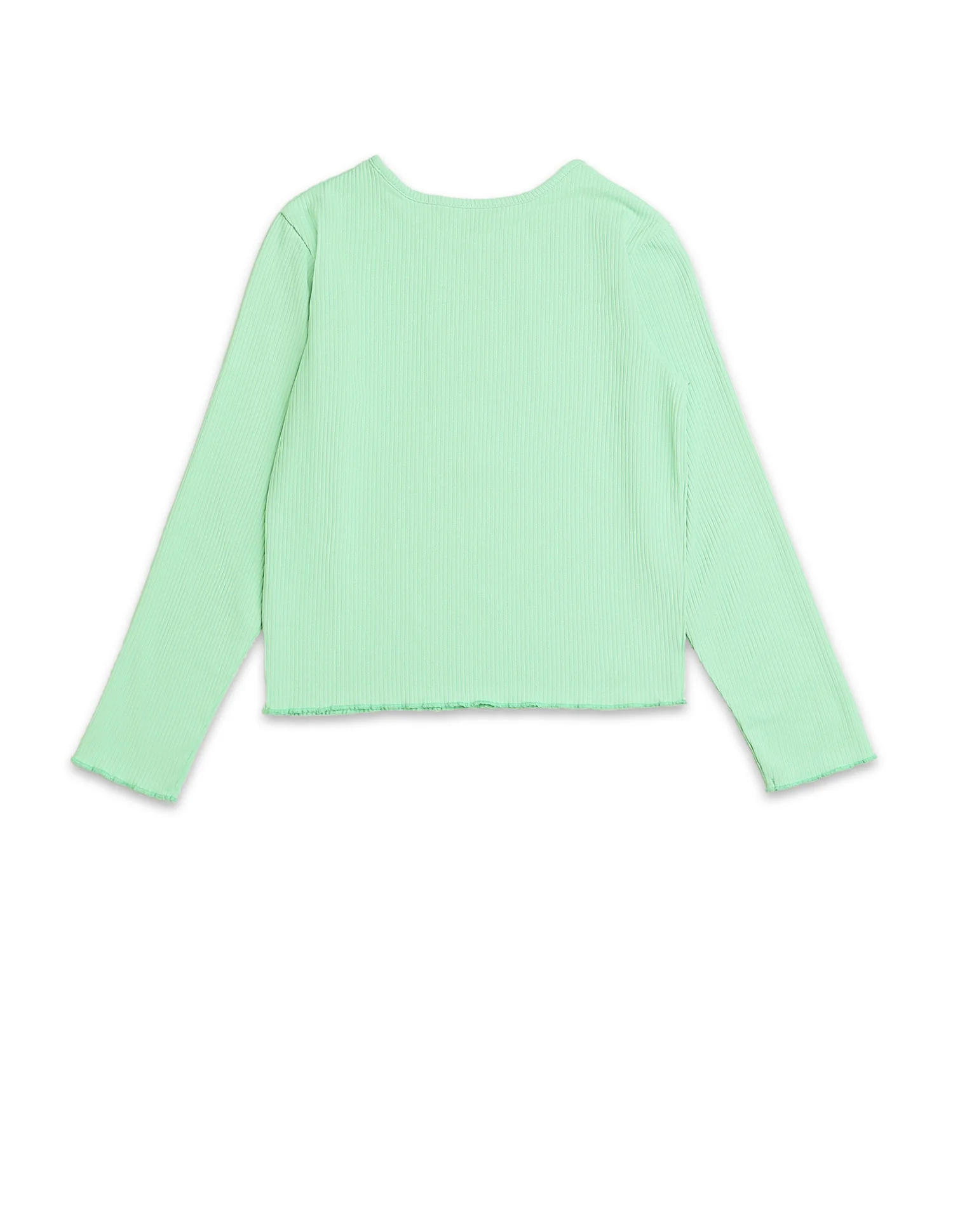 Girls Patterned Knit Regular Fit T-Shirt - Image 9