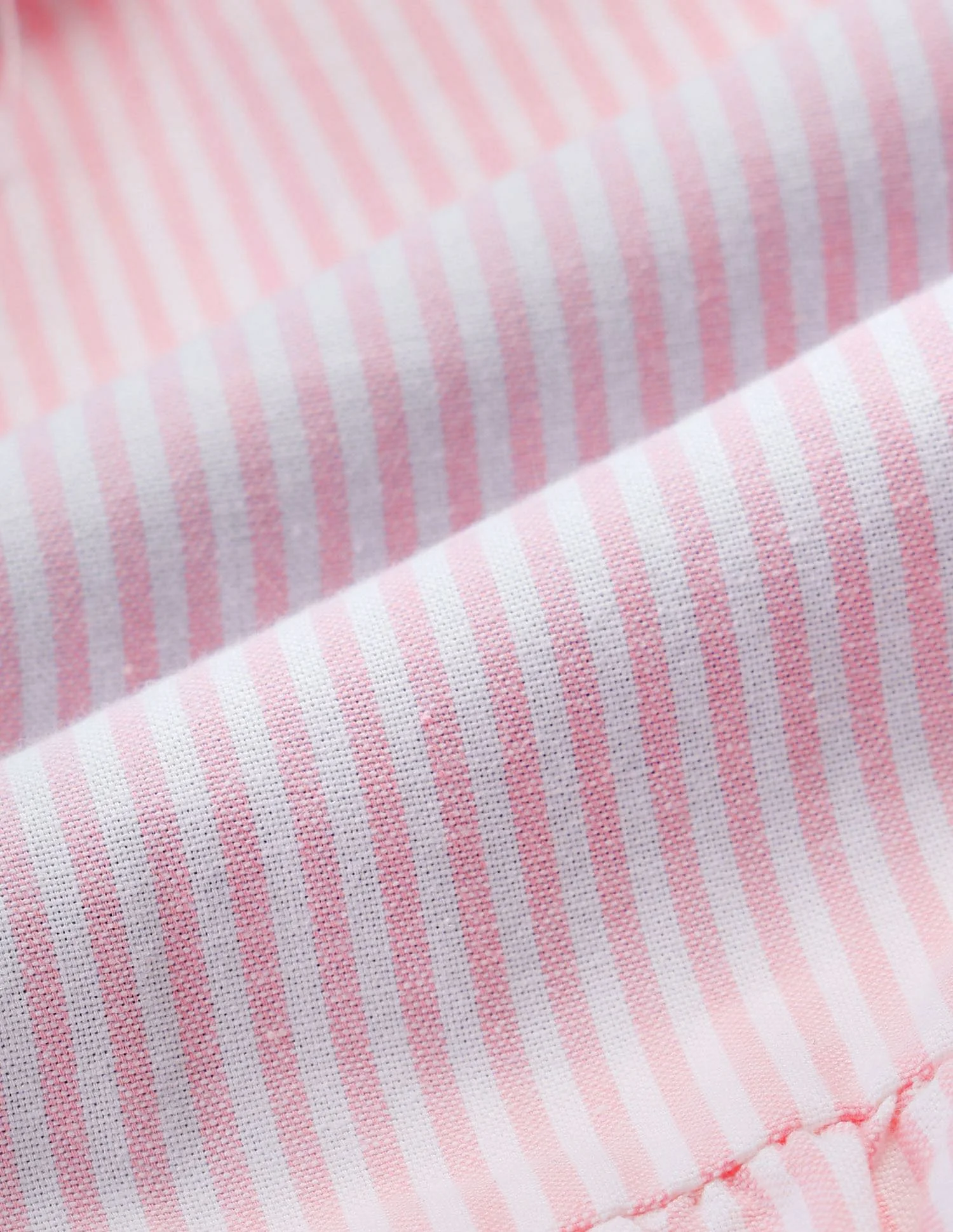 Girls Peter Pan Collar Striped Top - Image 2