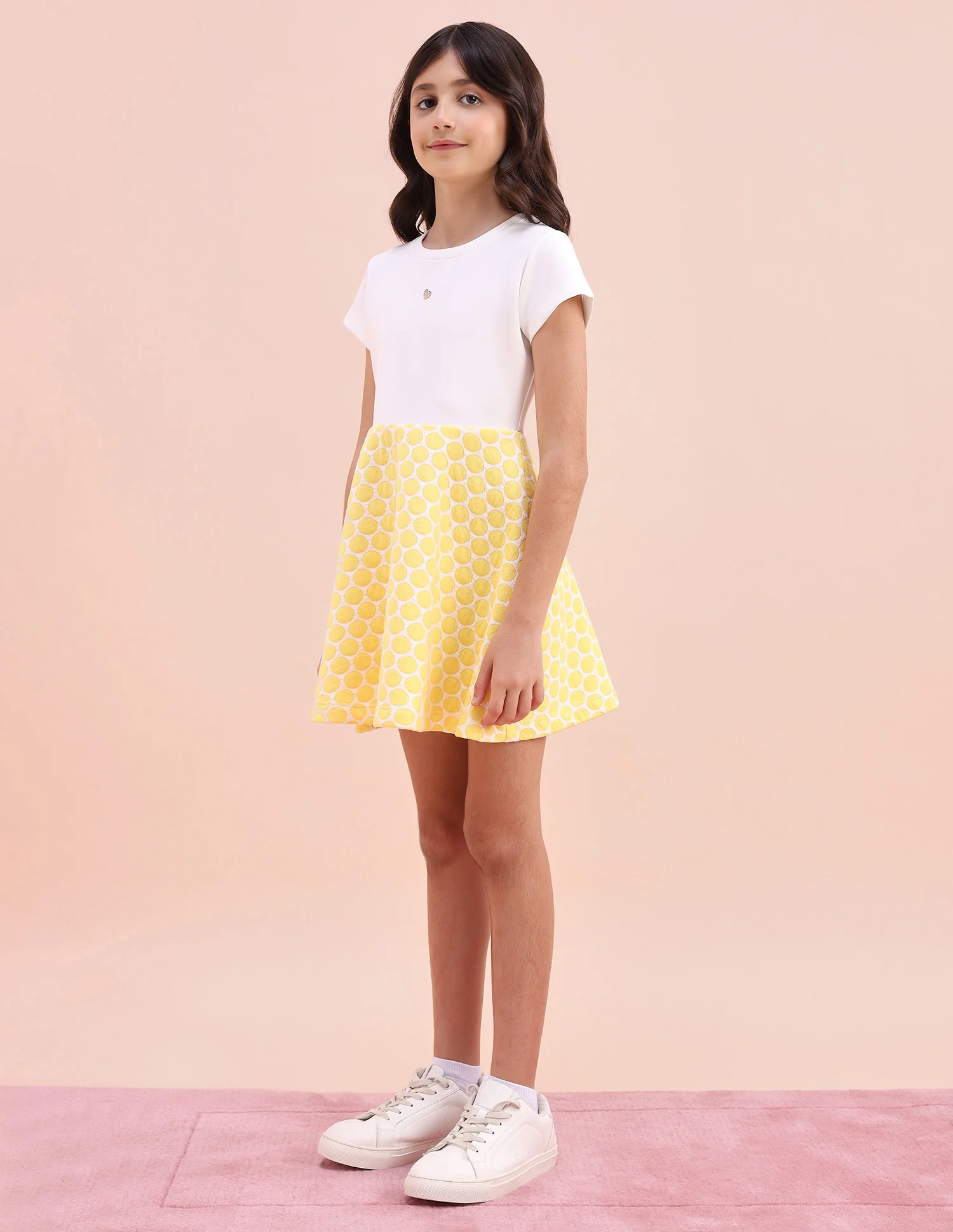 Girls Polka Dots Fit & Flare Dress - Image 5
