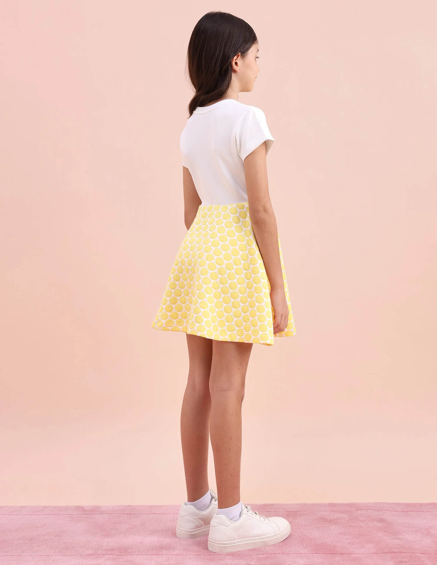 Girls Polka Dots Fit & Flare Dress - Image 6