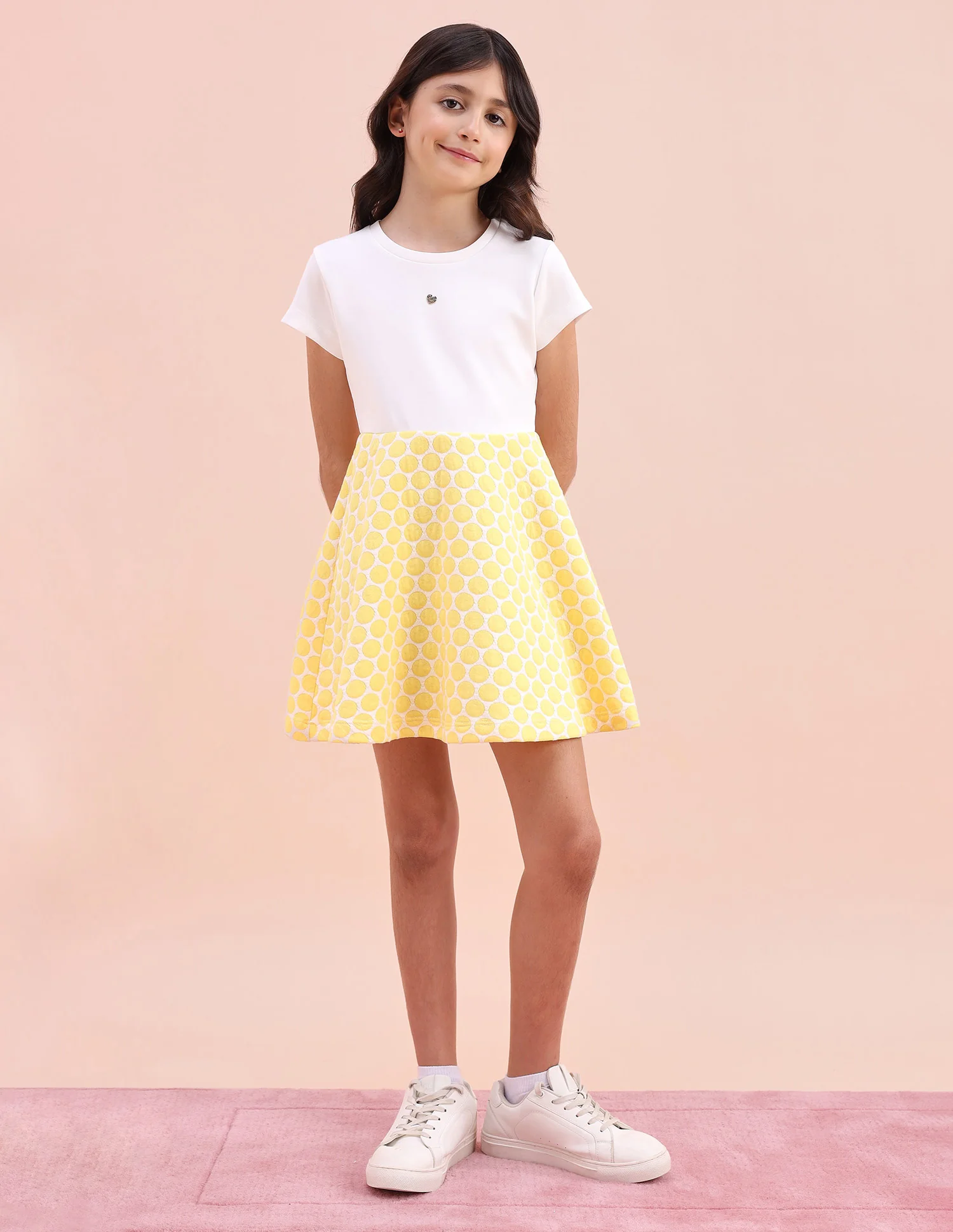 Girls Polka Dots Fit & Flare Dress - Image 7