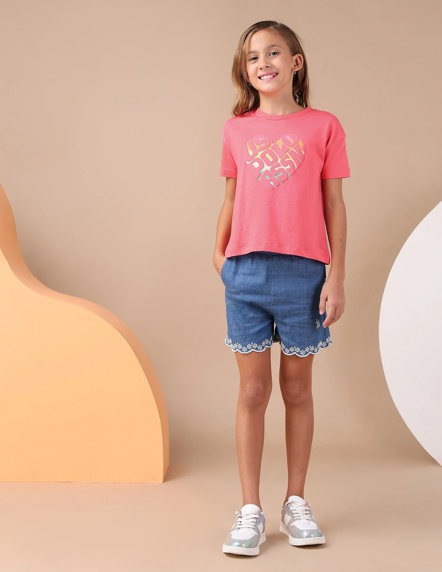 Girls Puff Print Regular Fit T-Shirt - Image 3