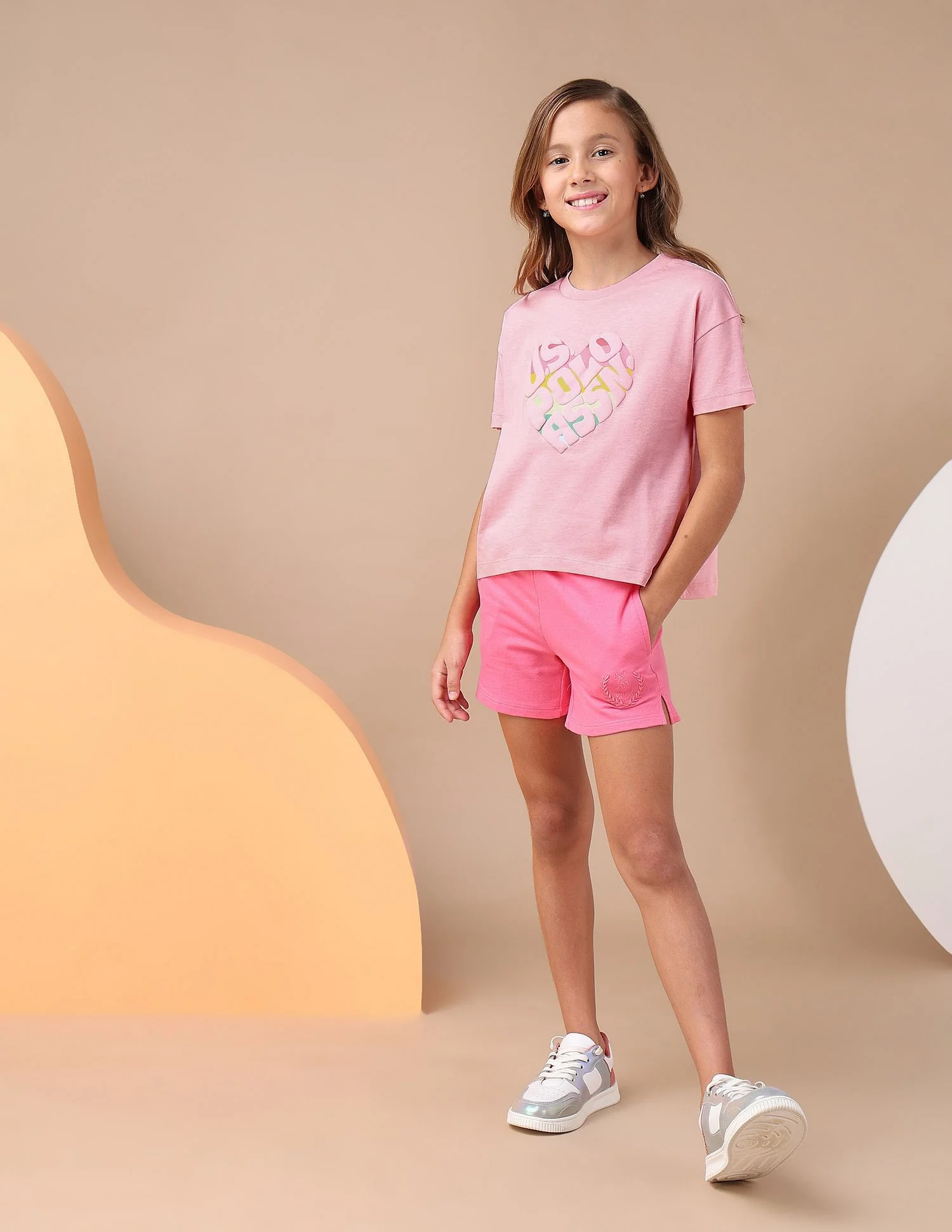 Girls Puff Print Regular Fit T-Shirt - Image 3