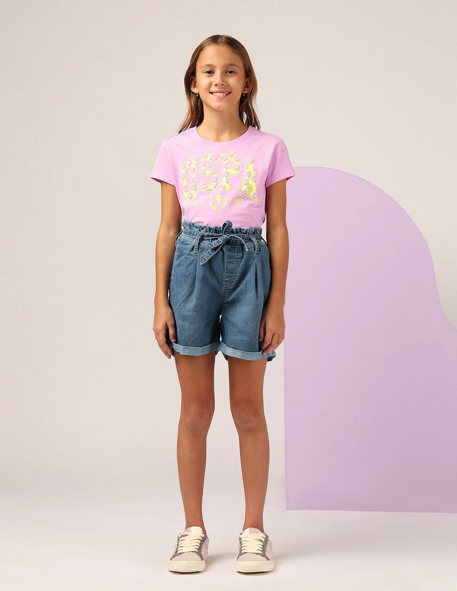 Girls Puff Print Relaxed Fit T-Shirt - Image 4