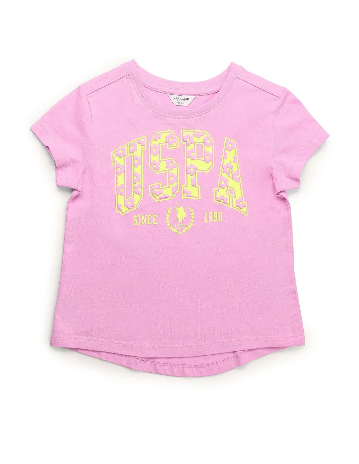 Girls Puff Print Relaxed Fit T-Shirt - Image 7