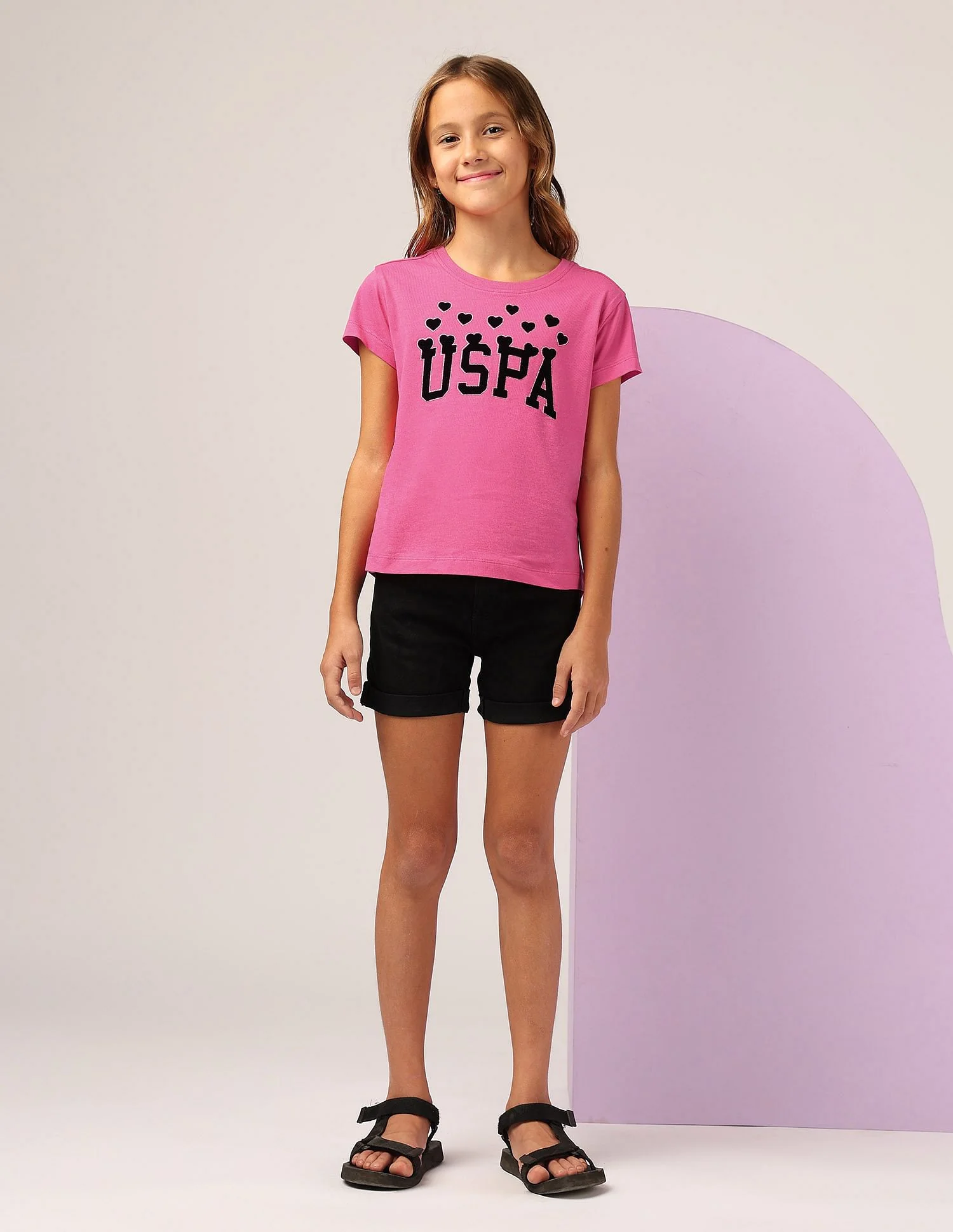 Girls Puff Print Relaxed Fit T-Shirt - Image 3