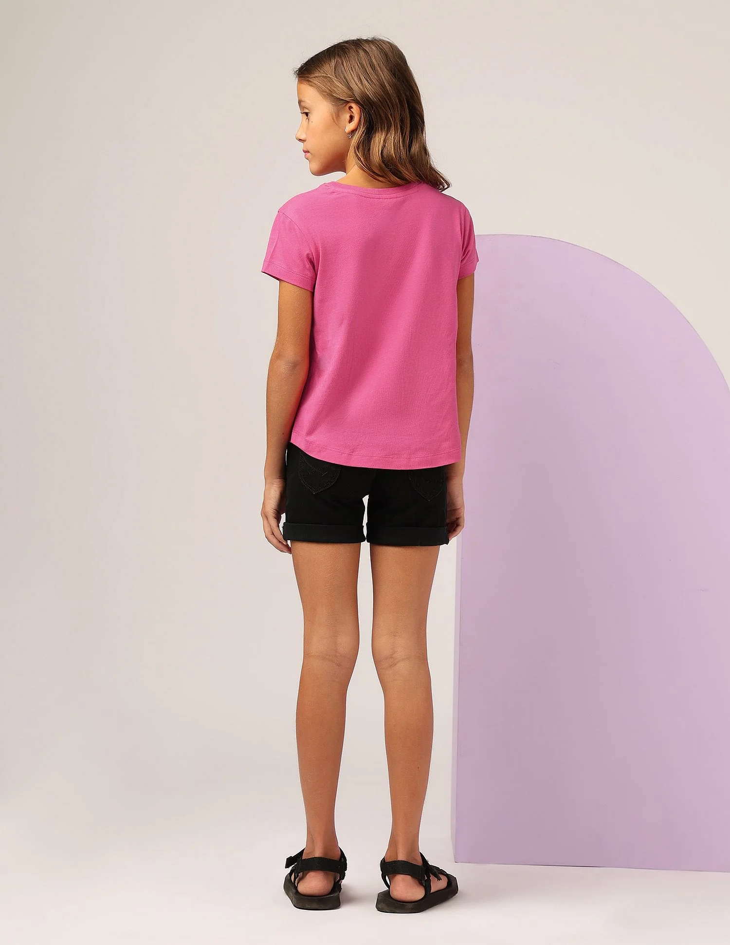 Girls Puff Print Relaxed Fit T-Shirt - Image 4