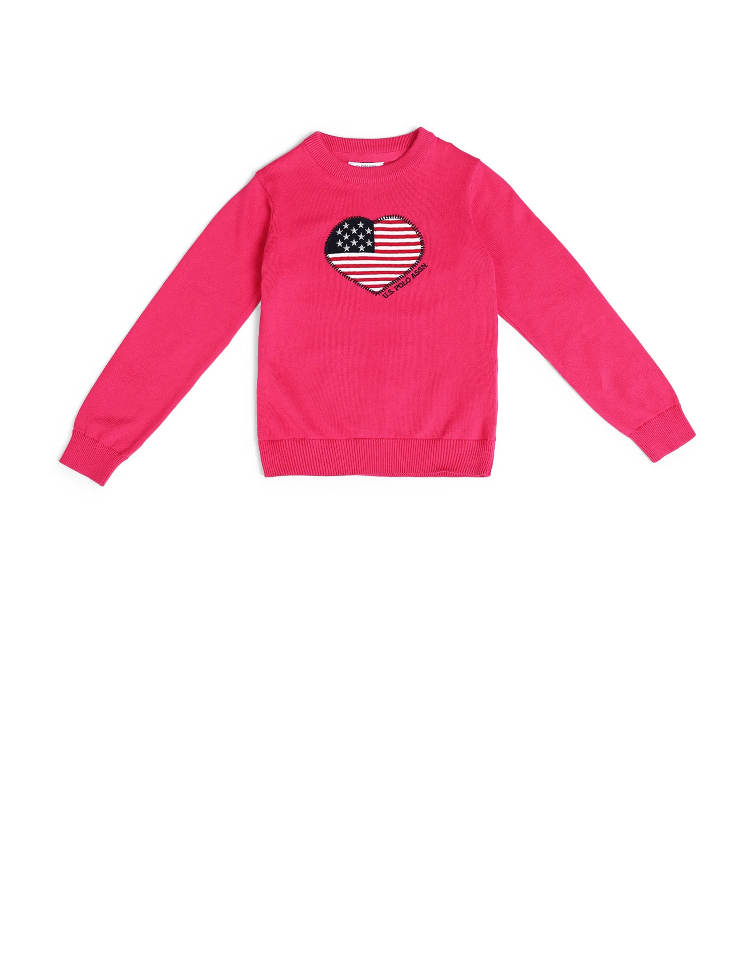Girls Regular Fit Graphic Printed Sweater - Image 5